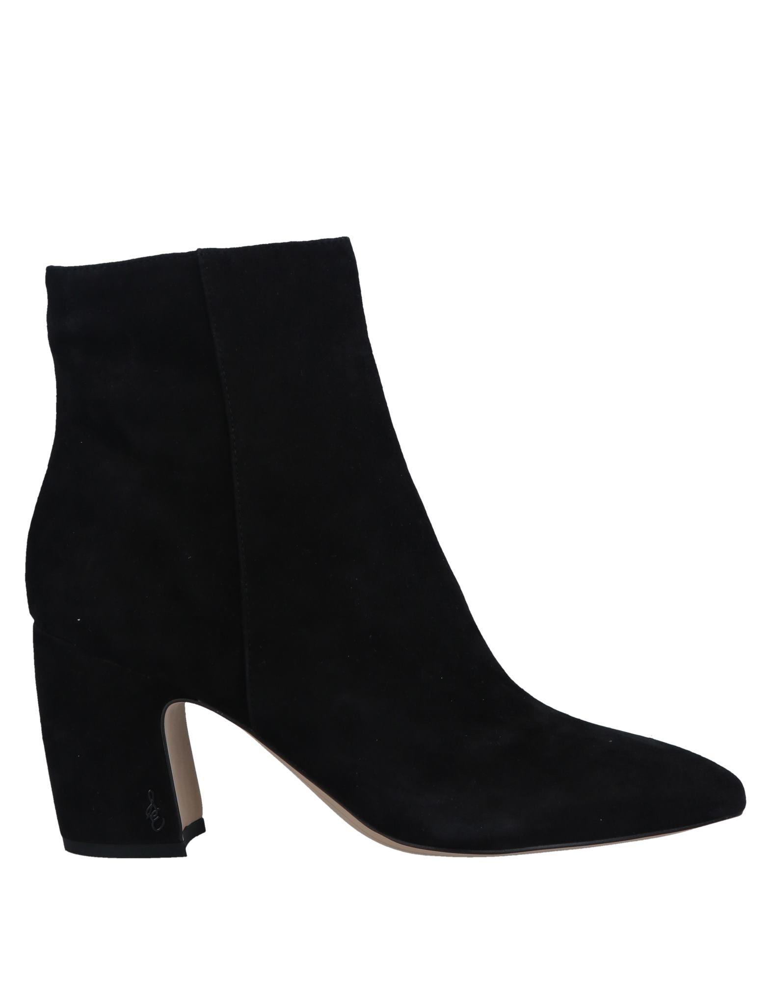 Sam Edelman Leather Ankle Boots in Black - Lyst