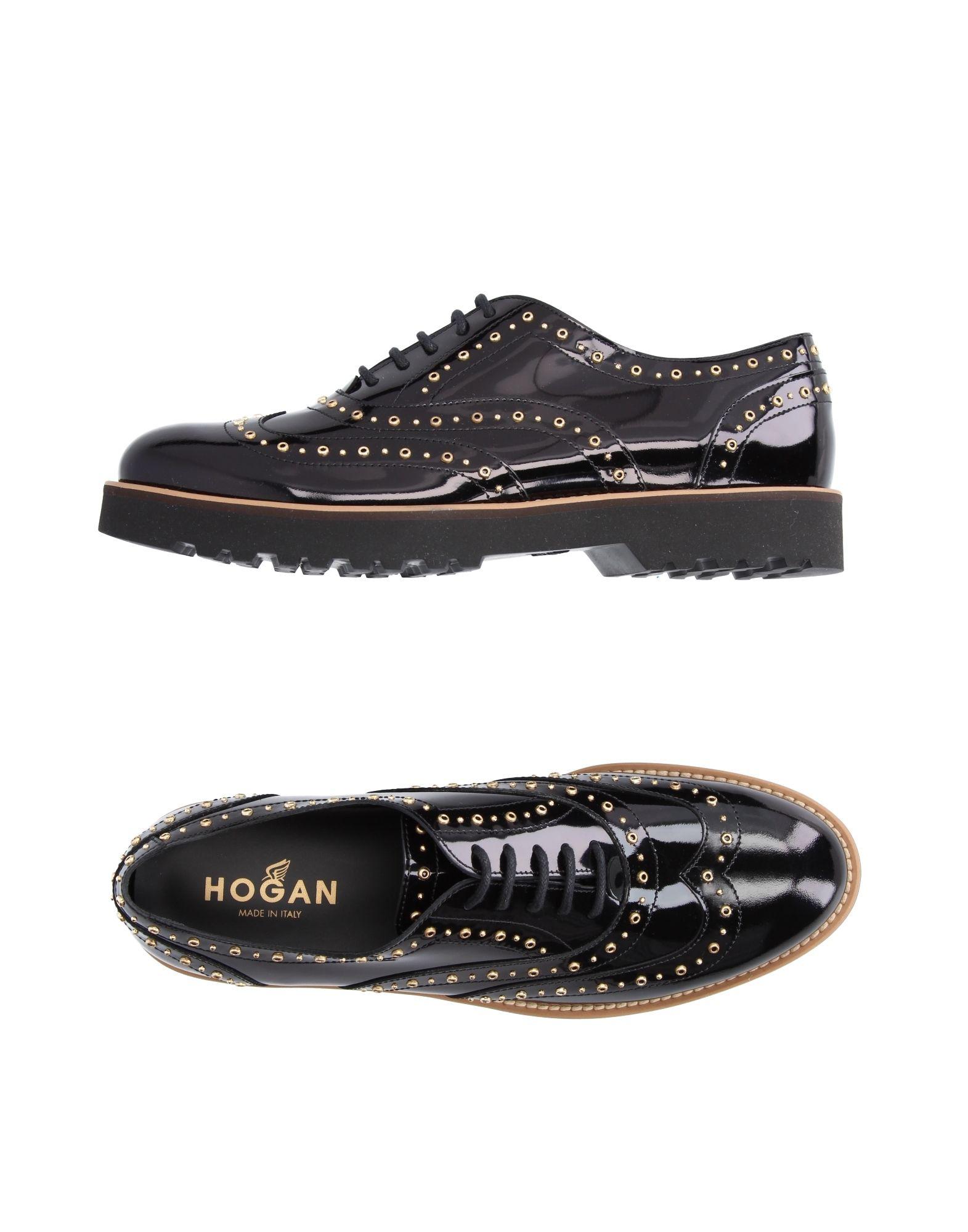 black lace leather shoes