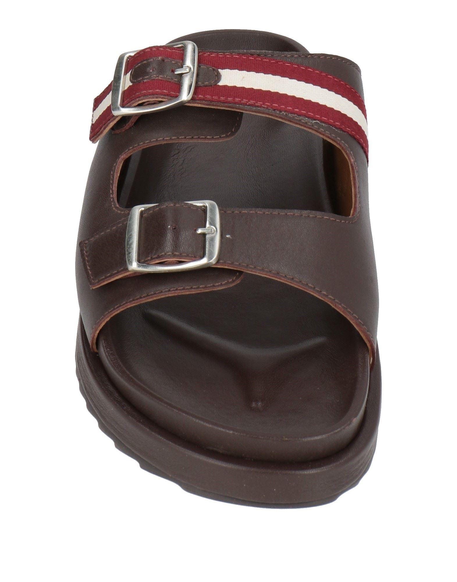 Bally Brown Men’s Two-Band Slide Sandals with Silver B Logo Bally Mens Simon Sandals Slide US 8 Ink Blue | eBay main image 2