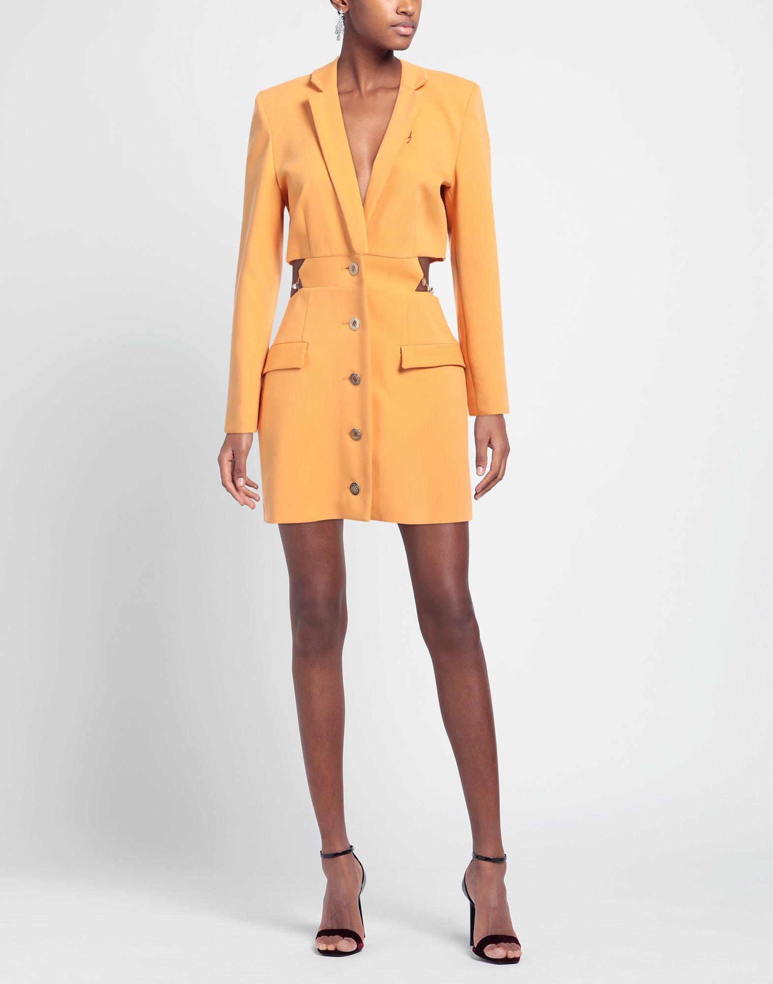 zara orange blazer dress ZARA WOMEN NEW BELTED TUXEDO COLLAR BLAZER JACKET ORANGE 2551/187 XS-L