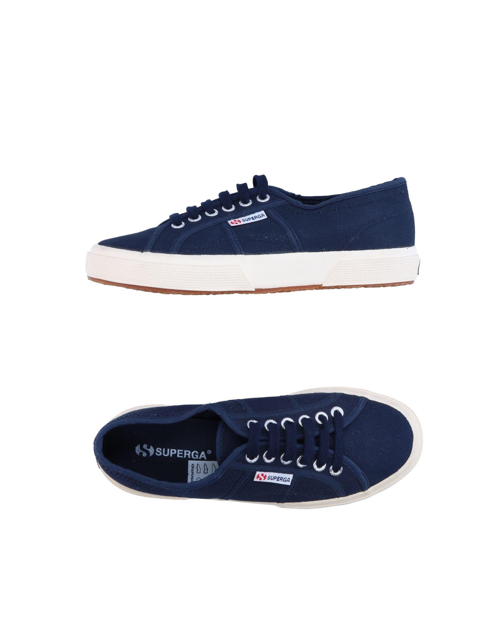 Superga Canvas Low-tops & Sneakers in Dark Blue (Blue) for Men - Lyst