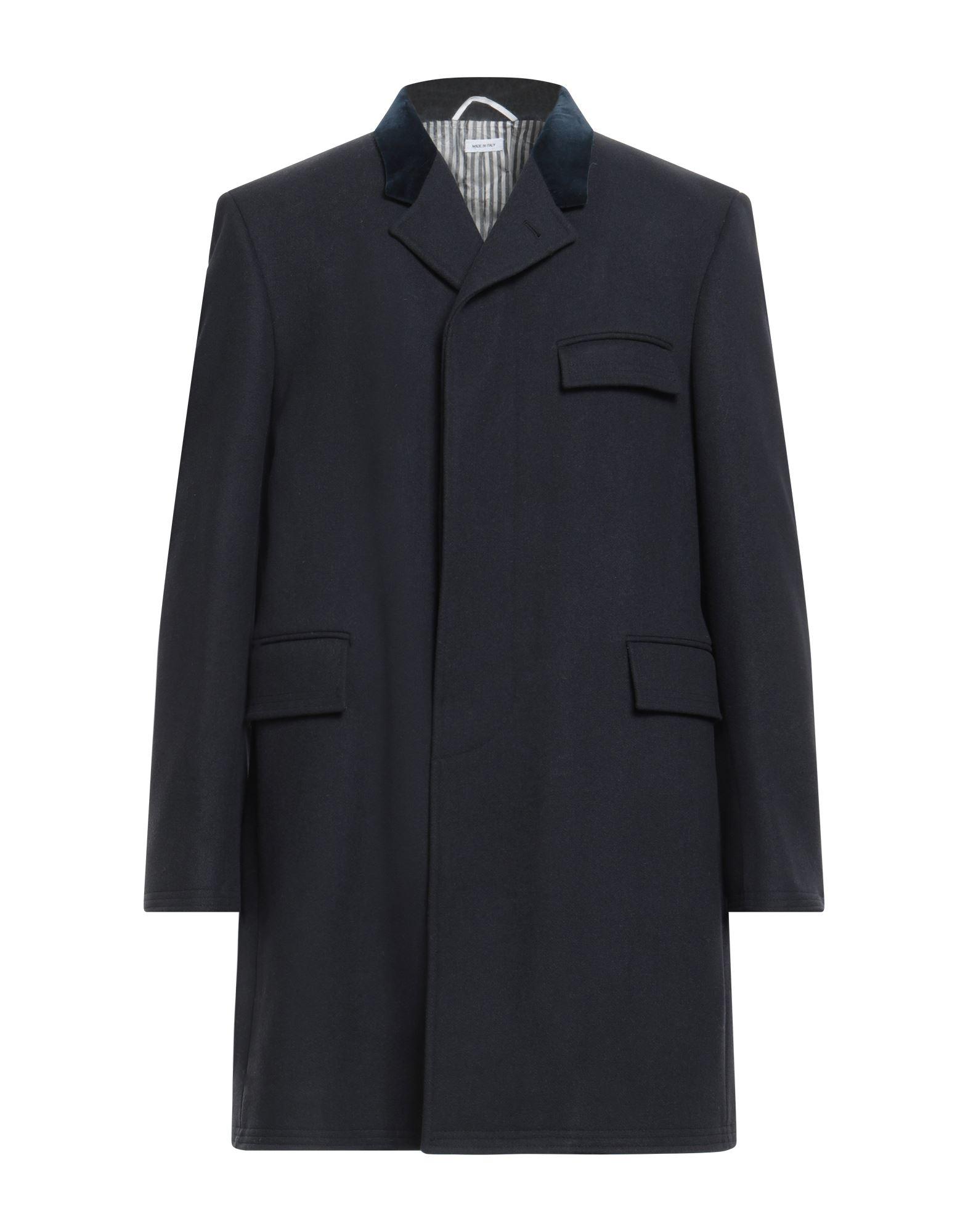 ダウンジャケット・コート THOM BROWNE FW25 Thom Browne Coats Blue (FOD025X 05222415) ブルー（青）系 THOM BROWNE(トムブラウン) ダウンジャケット