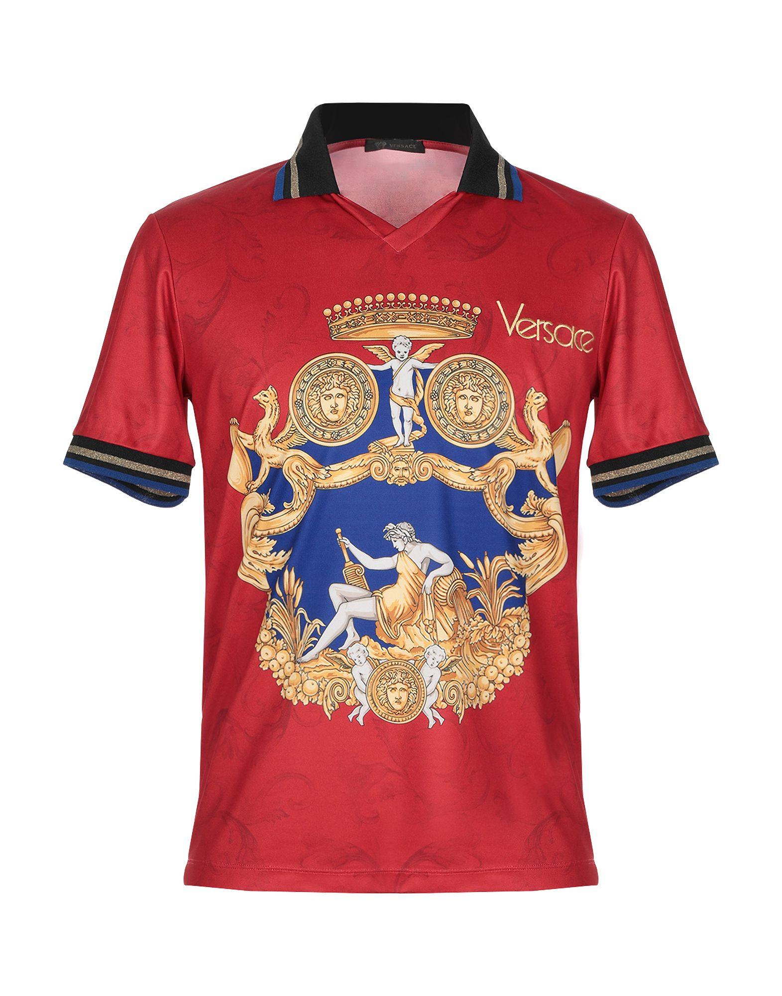 Versace red polo Clearance