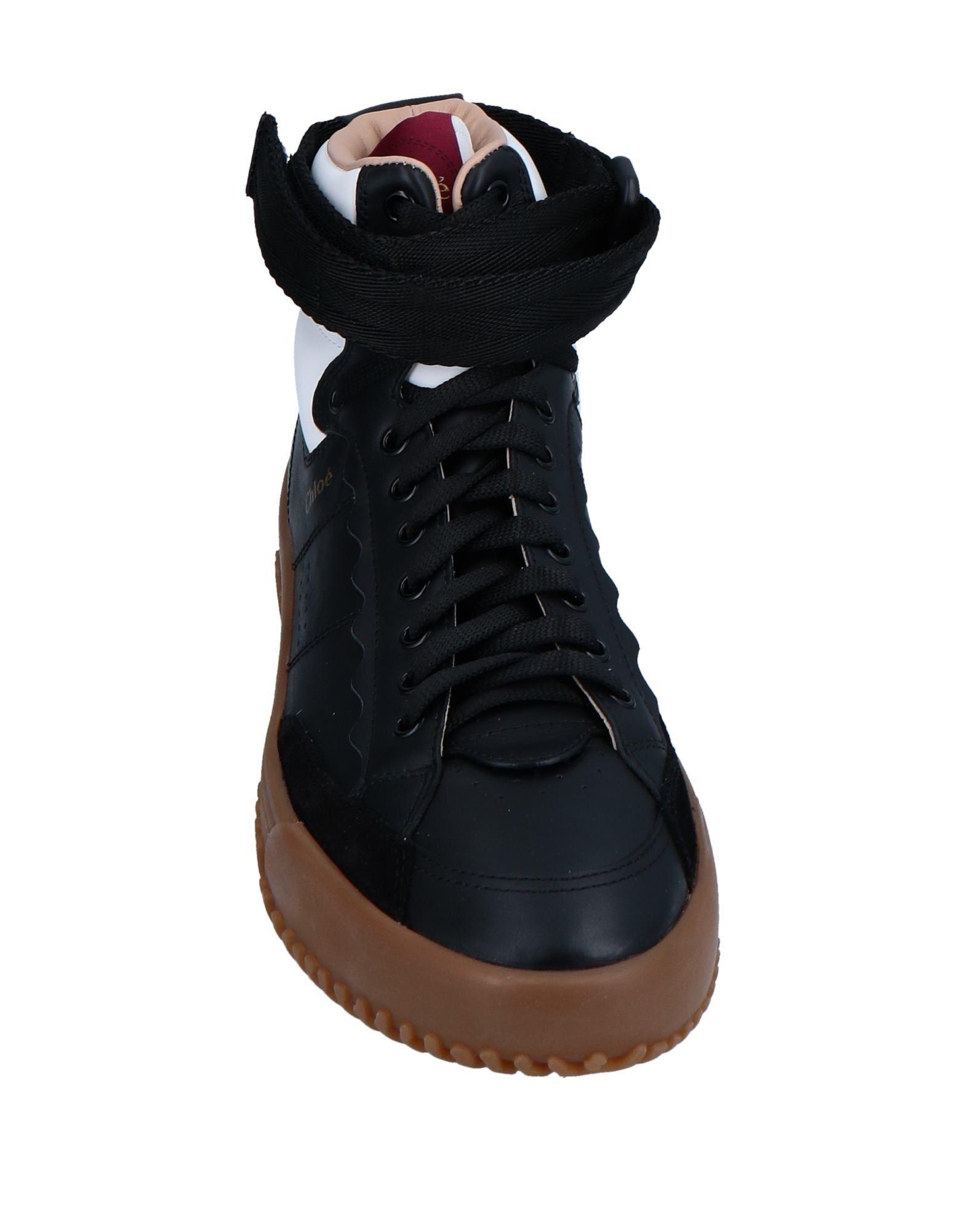 chloe trainers black