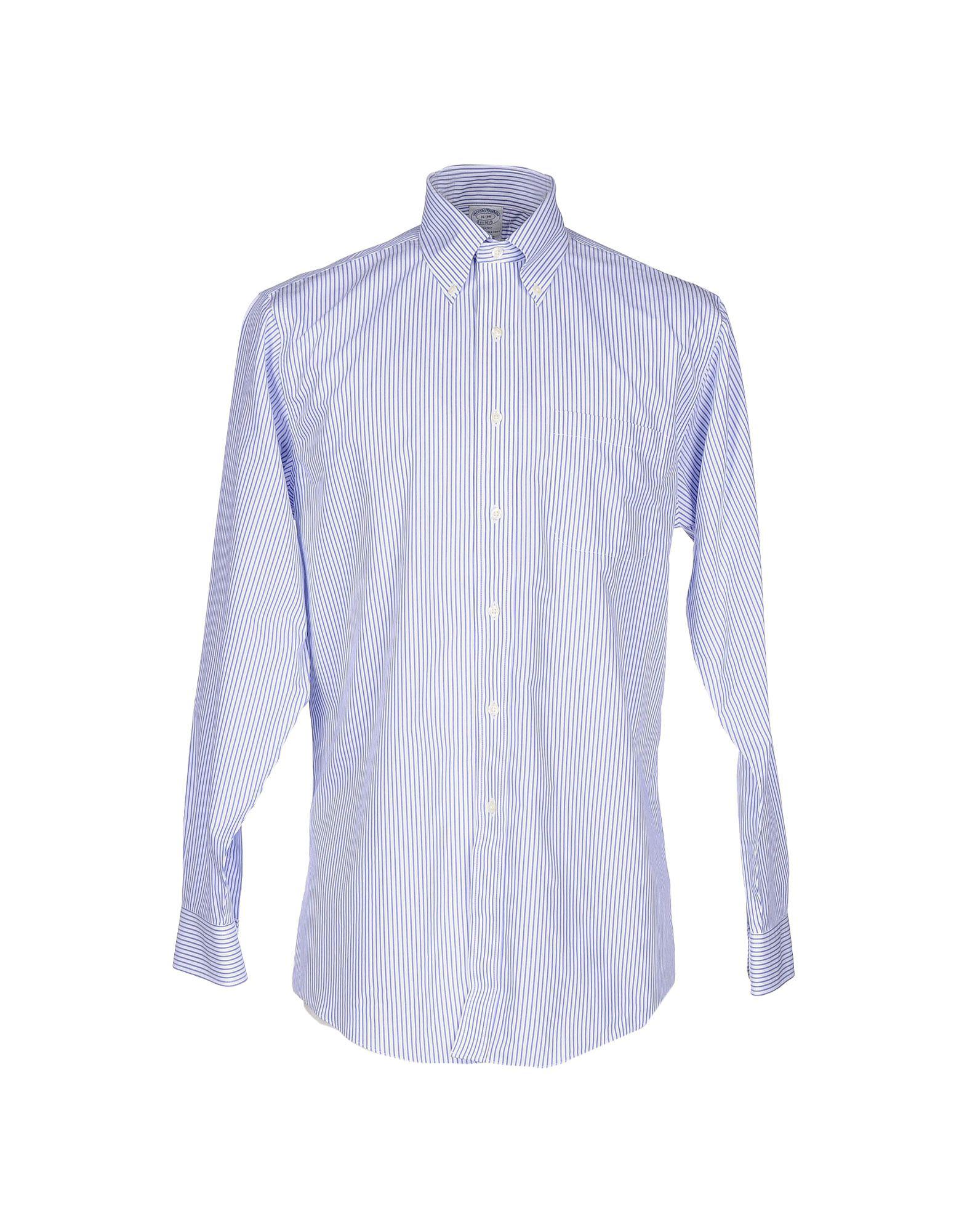 Brooks Brothers Cotton Shirt in Azure (Blue) for Men - Lyst