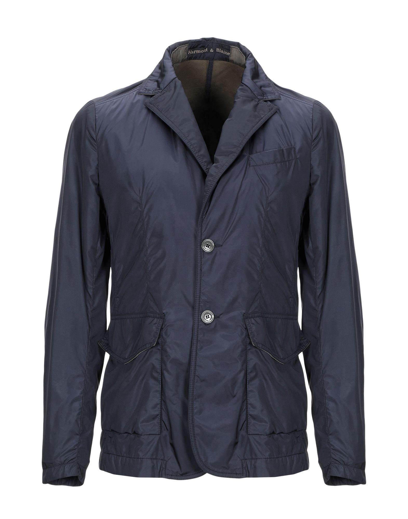 Harmont & Blaine Synthetic Jacket in Dark Blue (Blue) for Men - Lyst