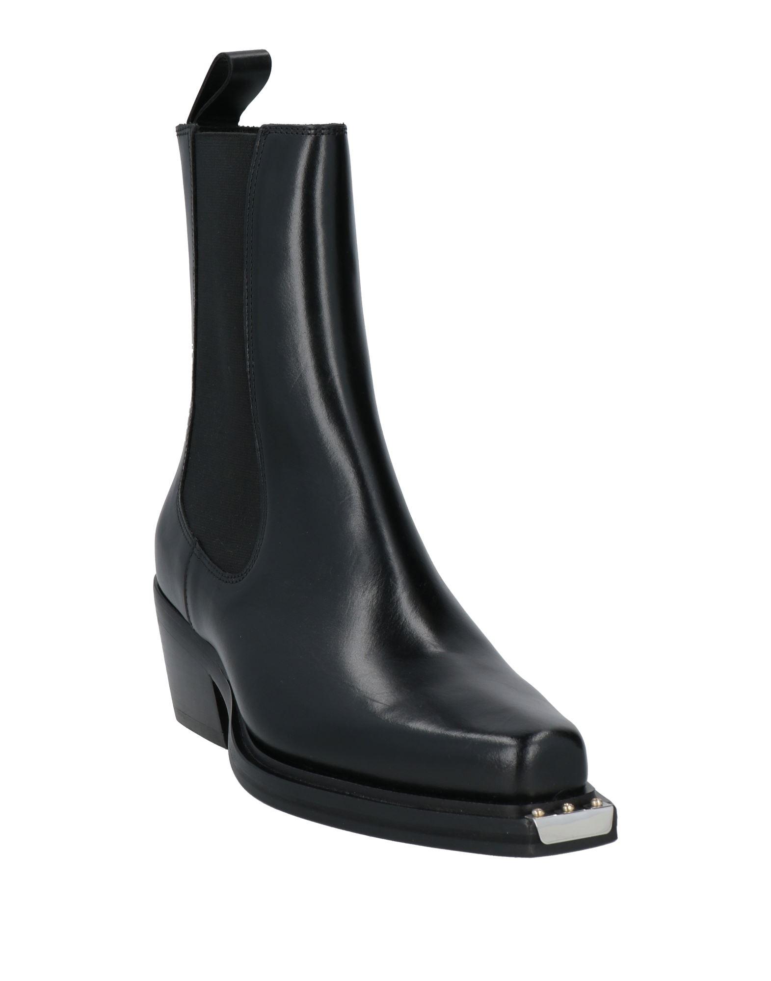 Sandro Ankle Boots Leather Elastic Fibres in Black Lyst