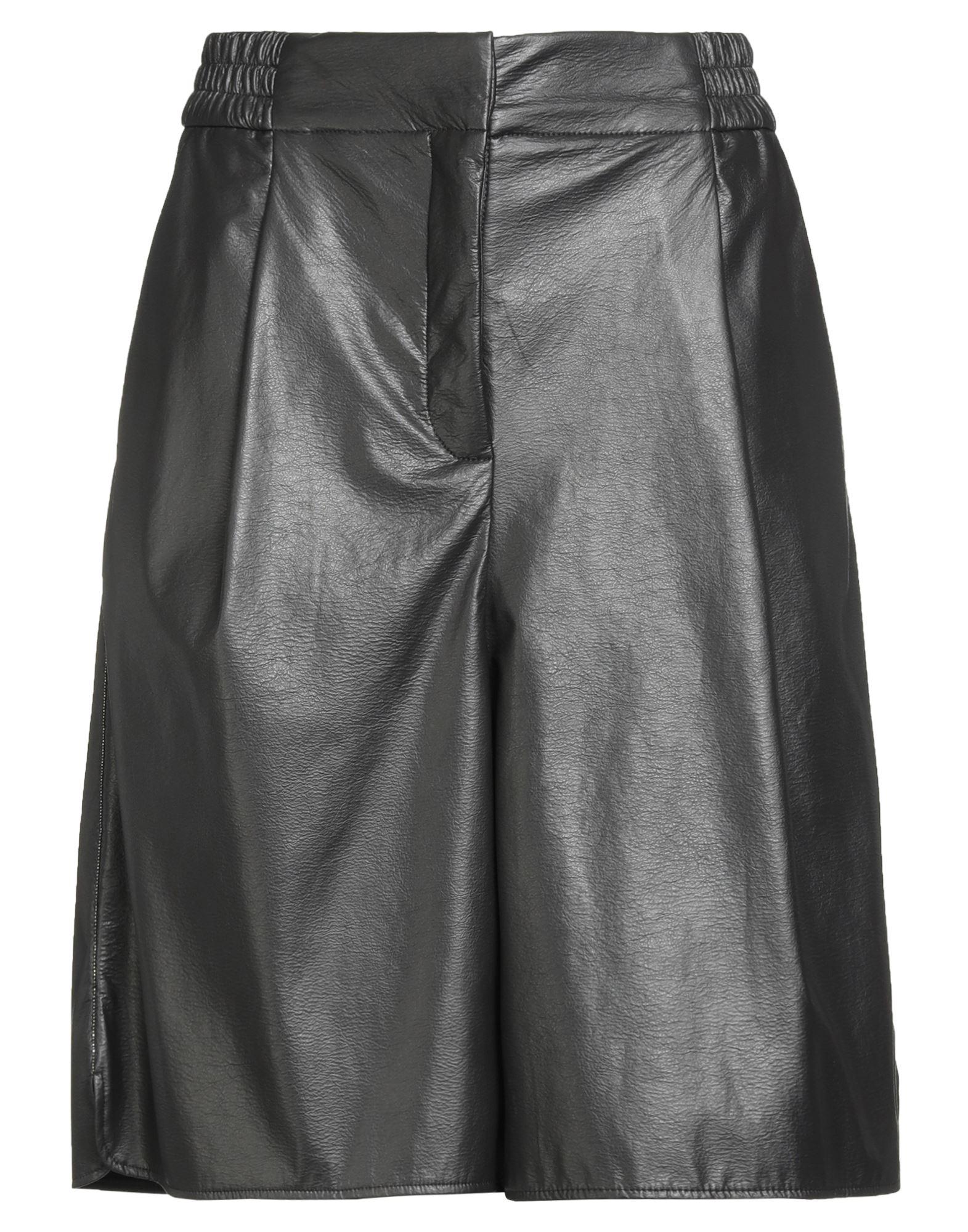 ショートパンツ FABIANA FILIPPI Women Shorts  Burmudas PAD224F326D763 825 B Stretch viscose and linen shorts, taupe for Women | Fabiana