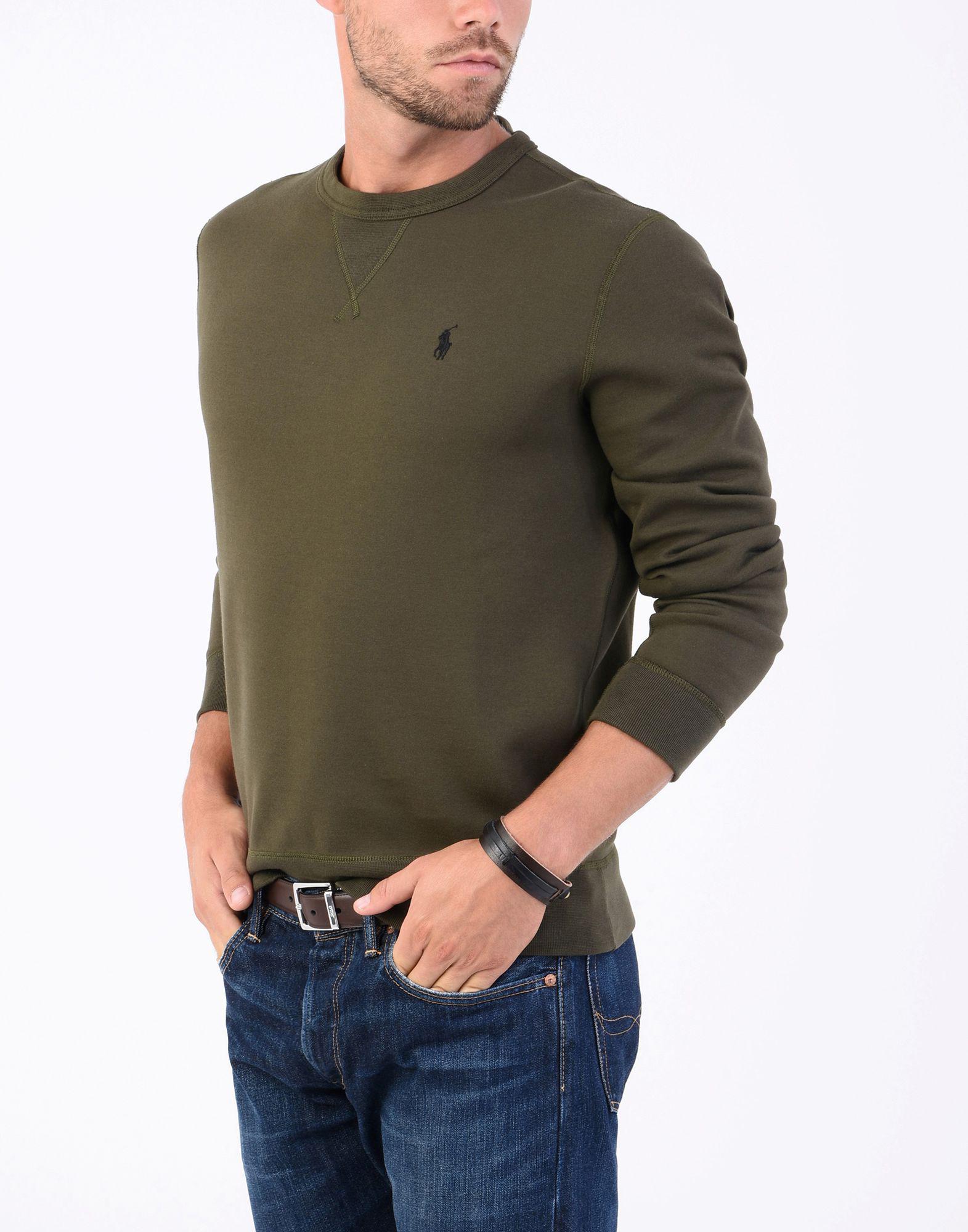 Homme Shirt Sweat Vert De Coloris 8wvmNn0