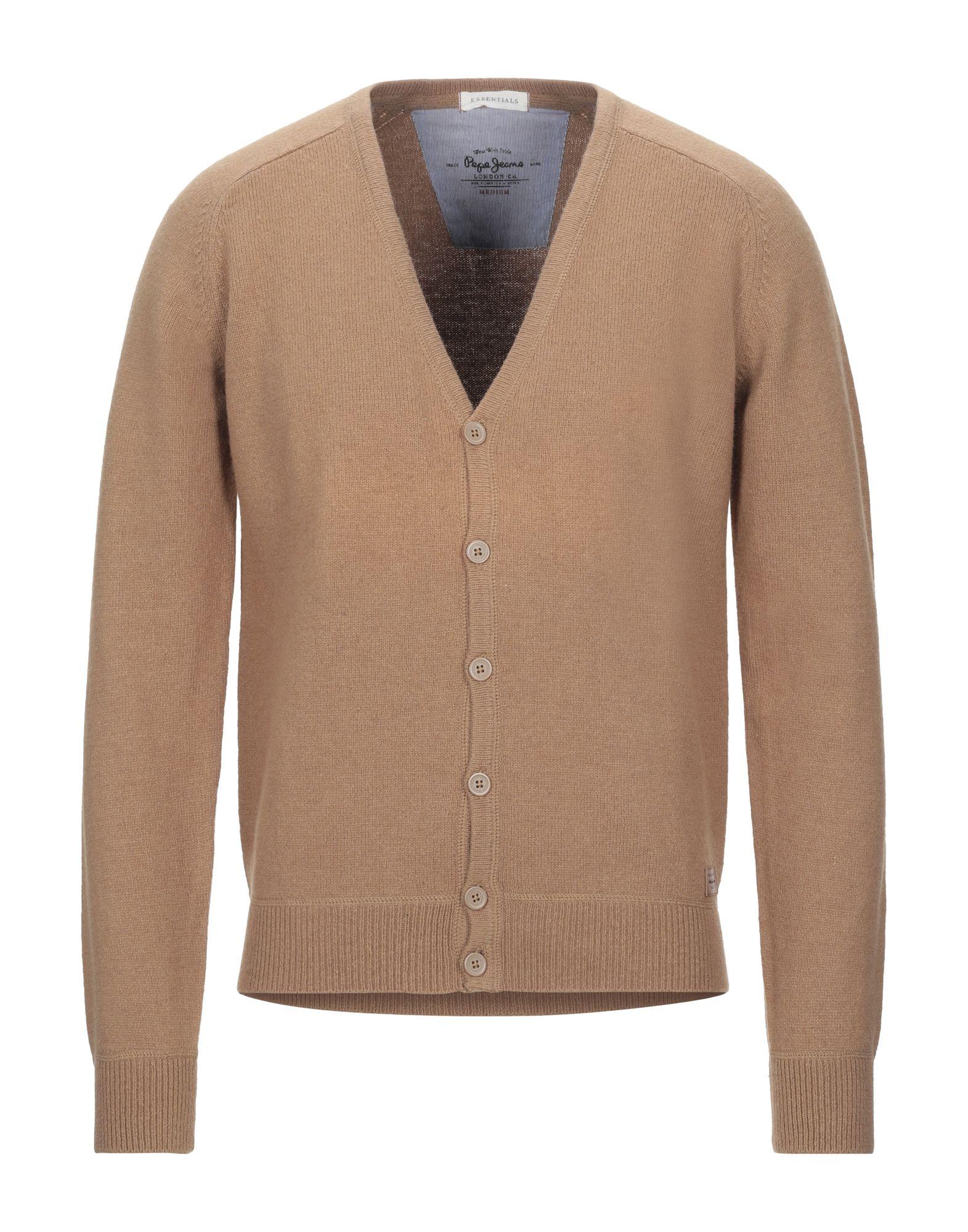 Pepe Jeans Synthetic Cardigan in Camel (Brown) for Men - Lyst