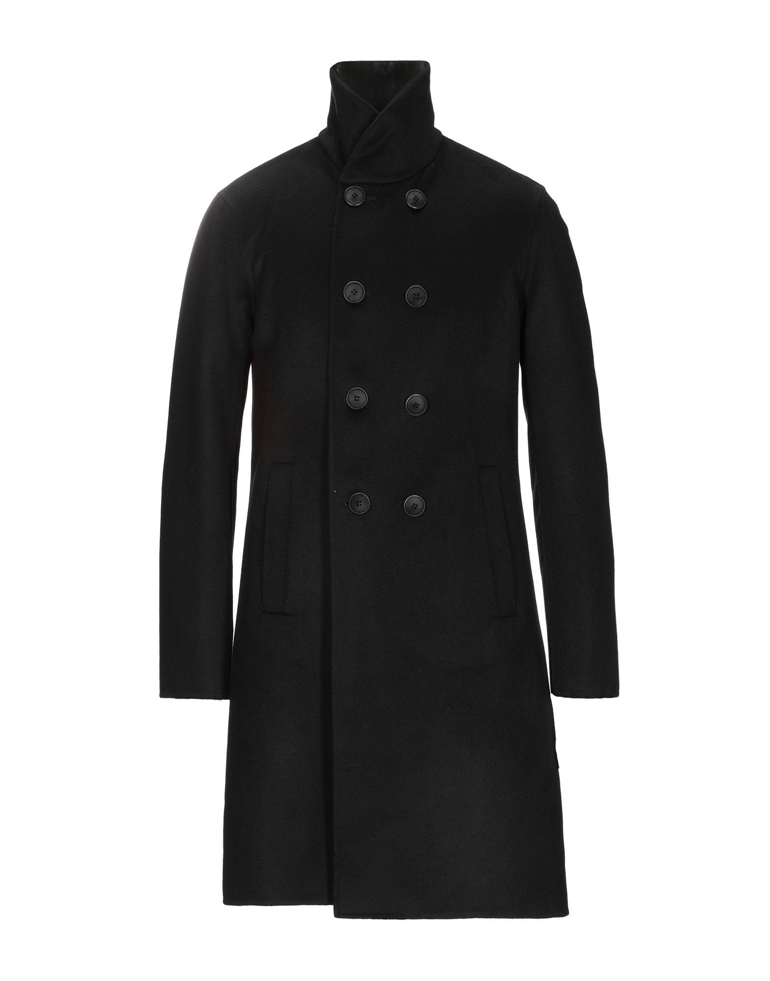 Giorgio Armani Synthetic Coat in Black for Men - Lyst