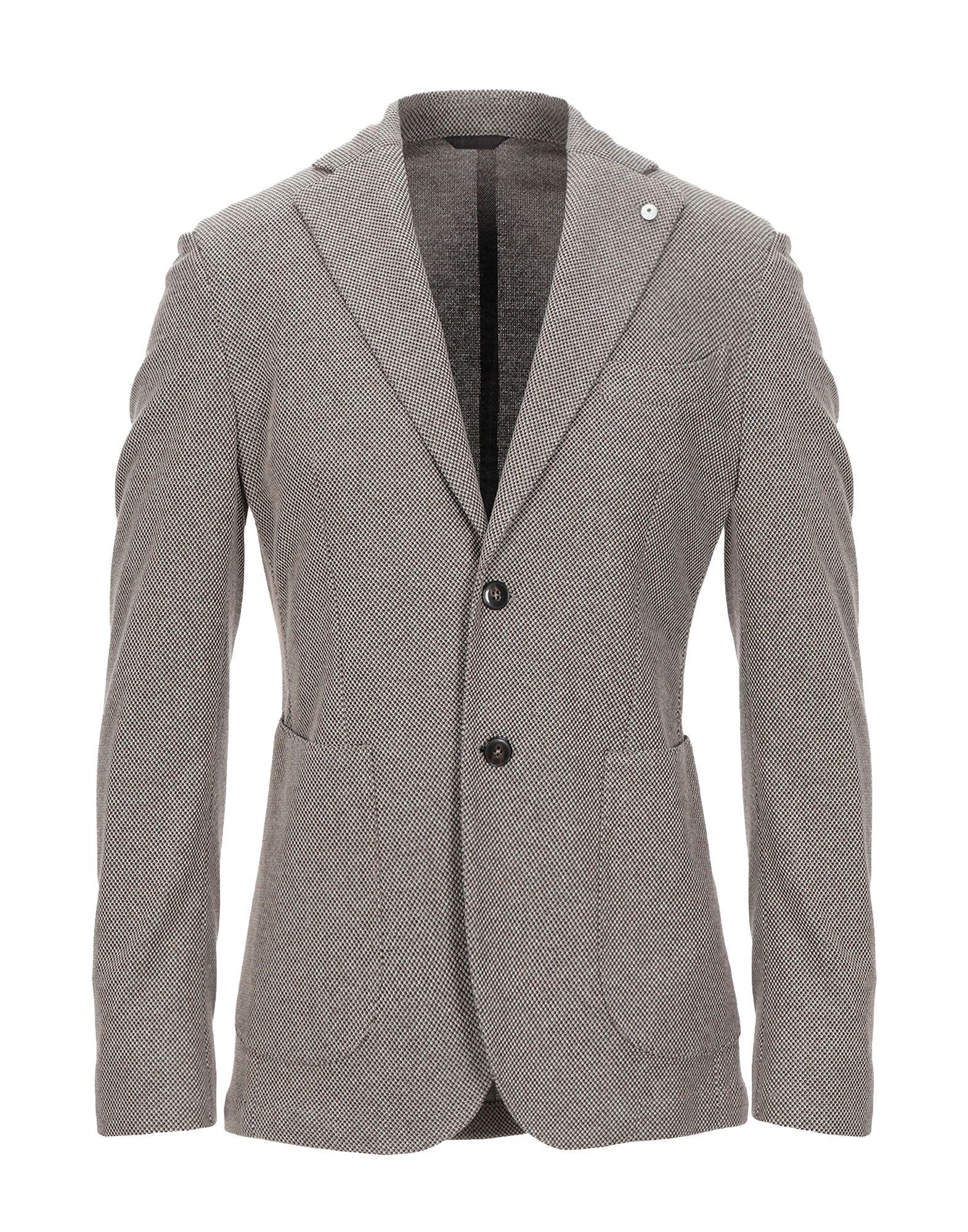 L.B.M. 1911 Cotton Blazer in Khaki (Gray) for Men - Lyst