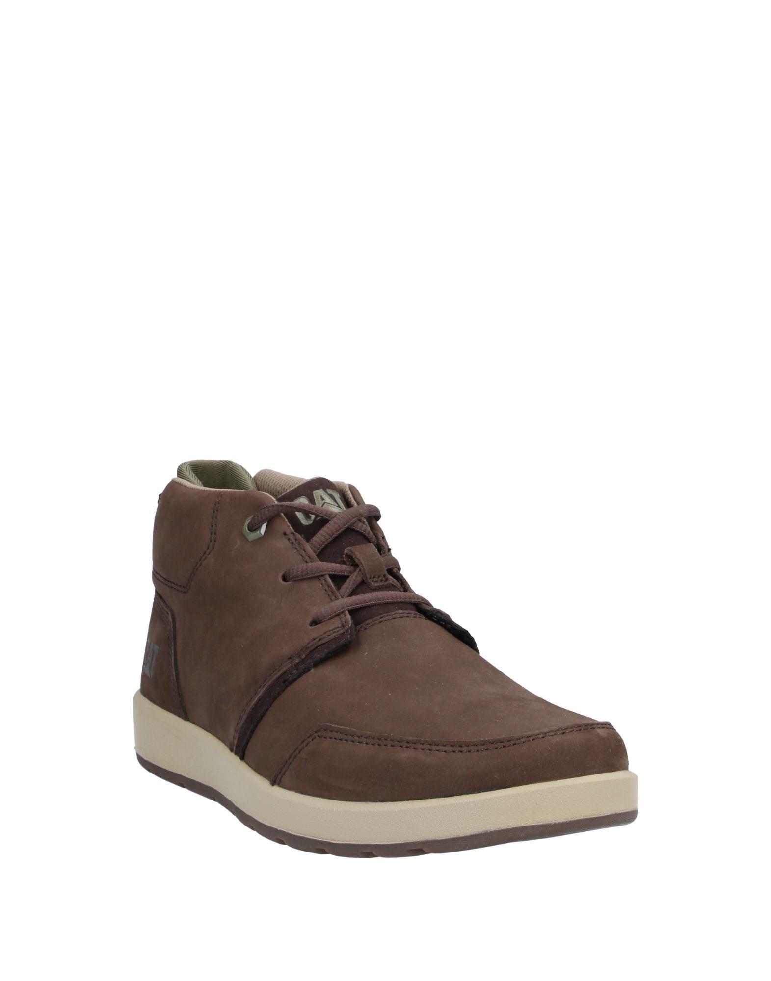 brown caterpillar shoes