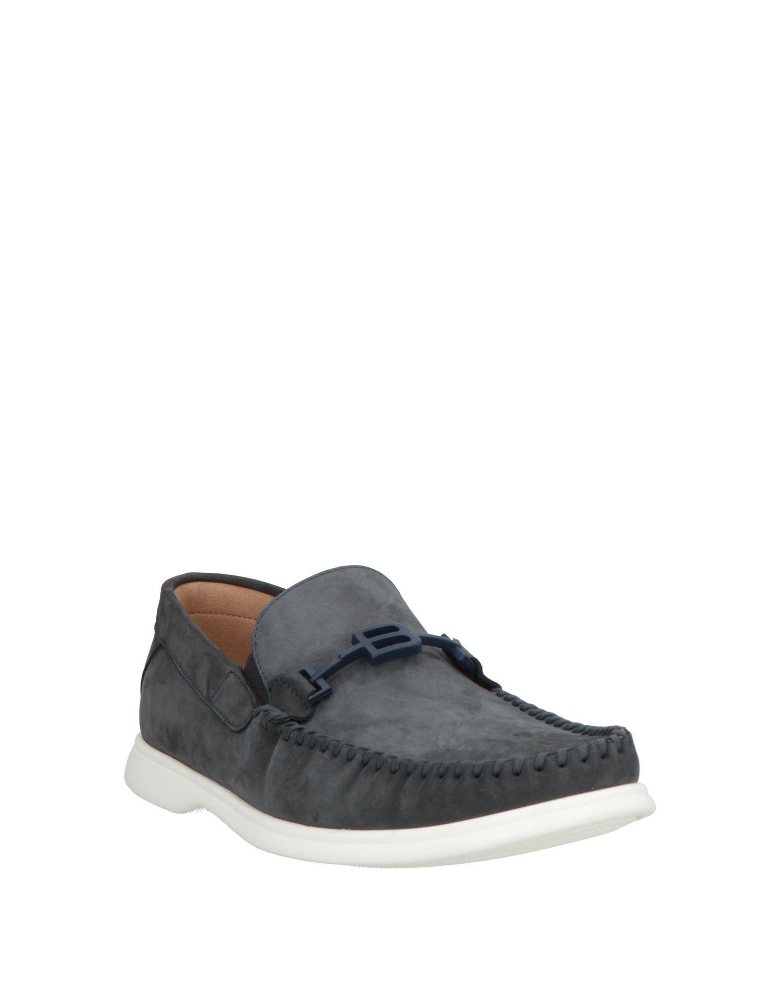 BALDININI Men\'s Navy Suede Slip-On COMFORT Loafers Baldinini Men main image 2
