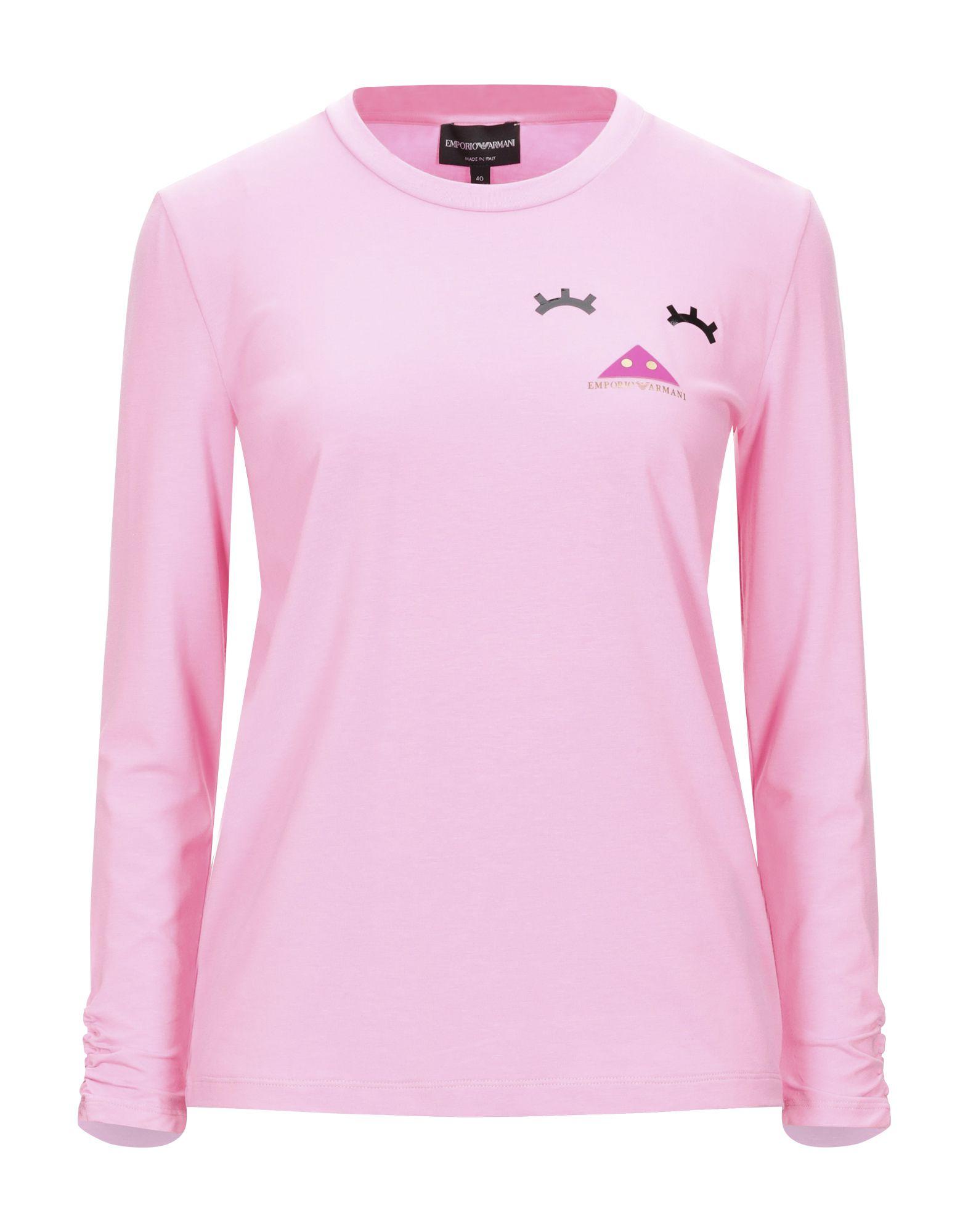 emporio armani pink t shirt