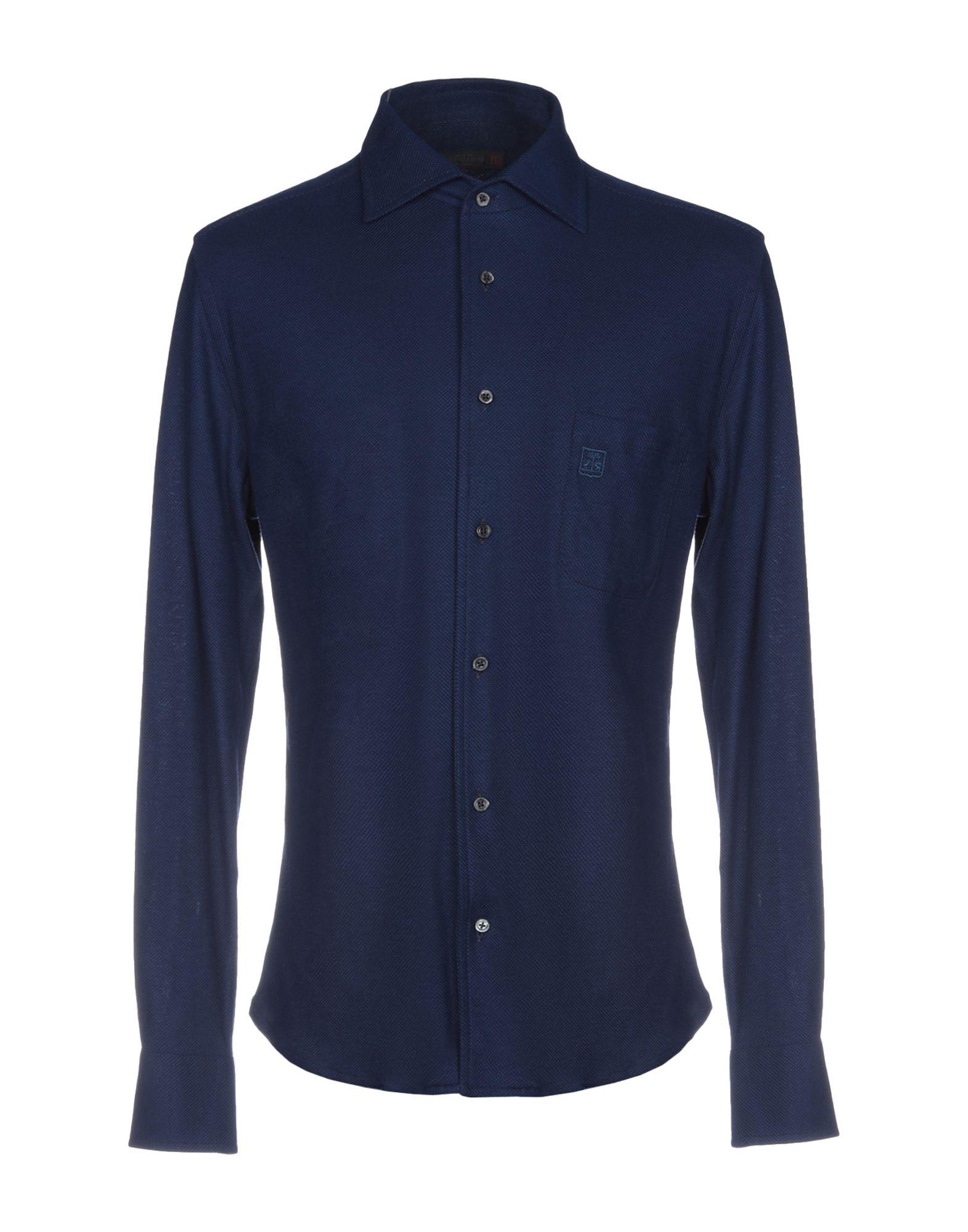Corneliani Shirt in Blue for Men - Lyst