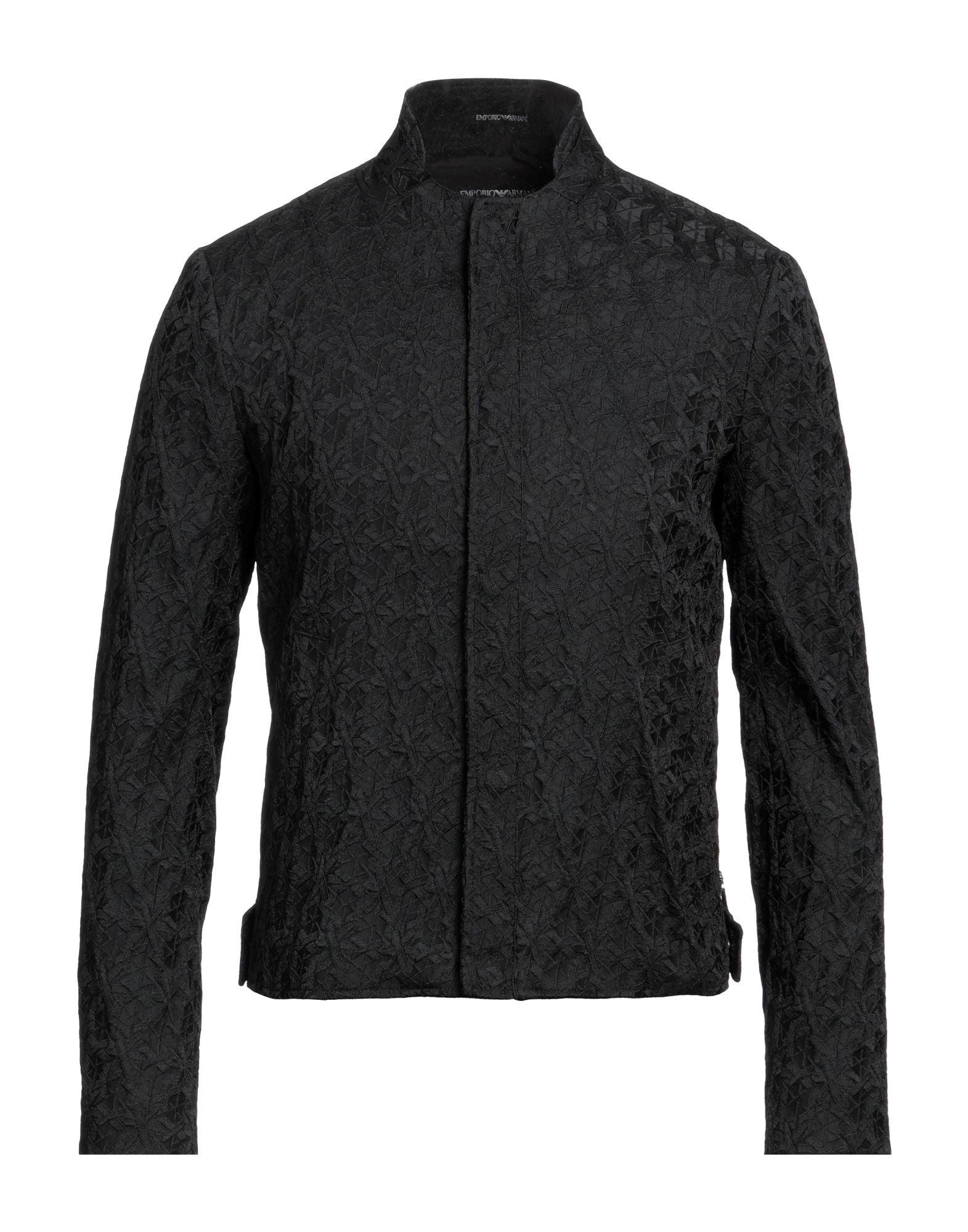 Emporio Armani Jacket in Black for Men | Lyst