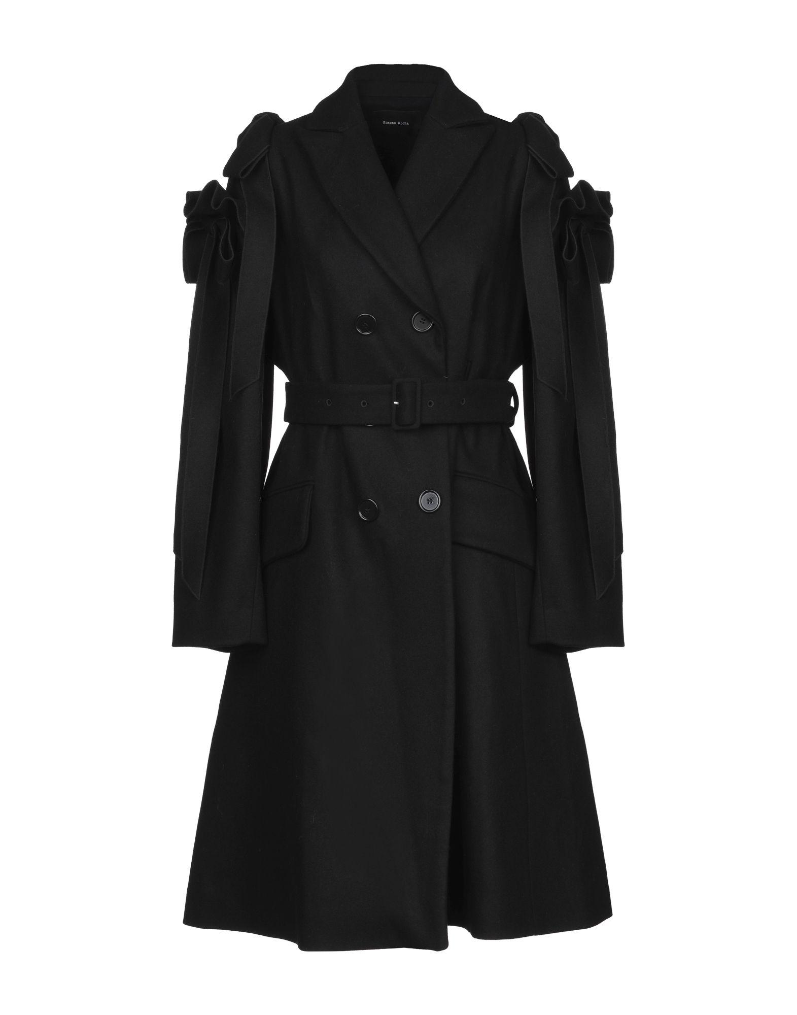Simone Rocha Synthetic Coat in Black - Lyst
