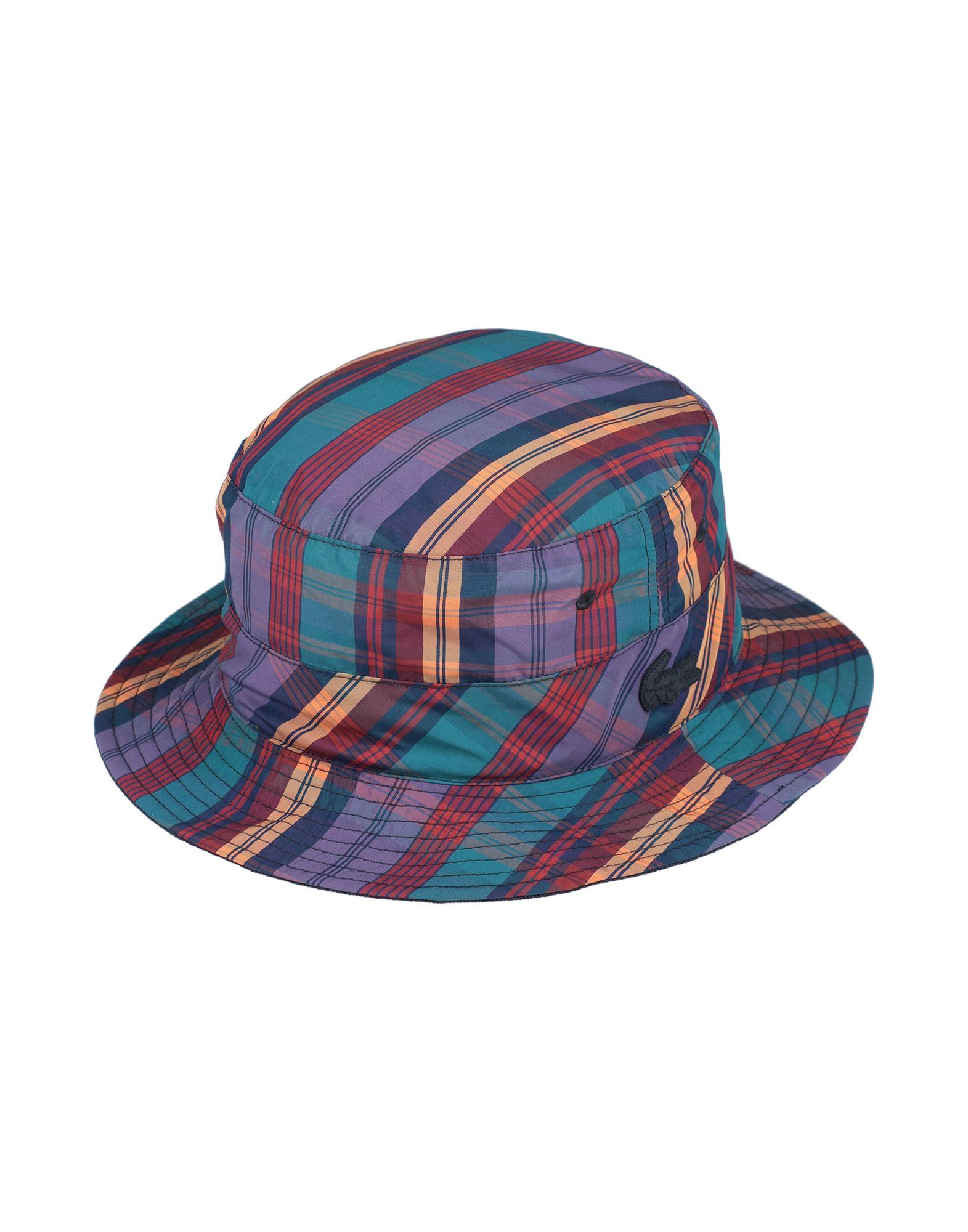 purple lacoste hat