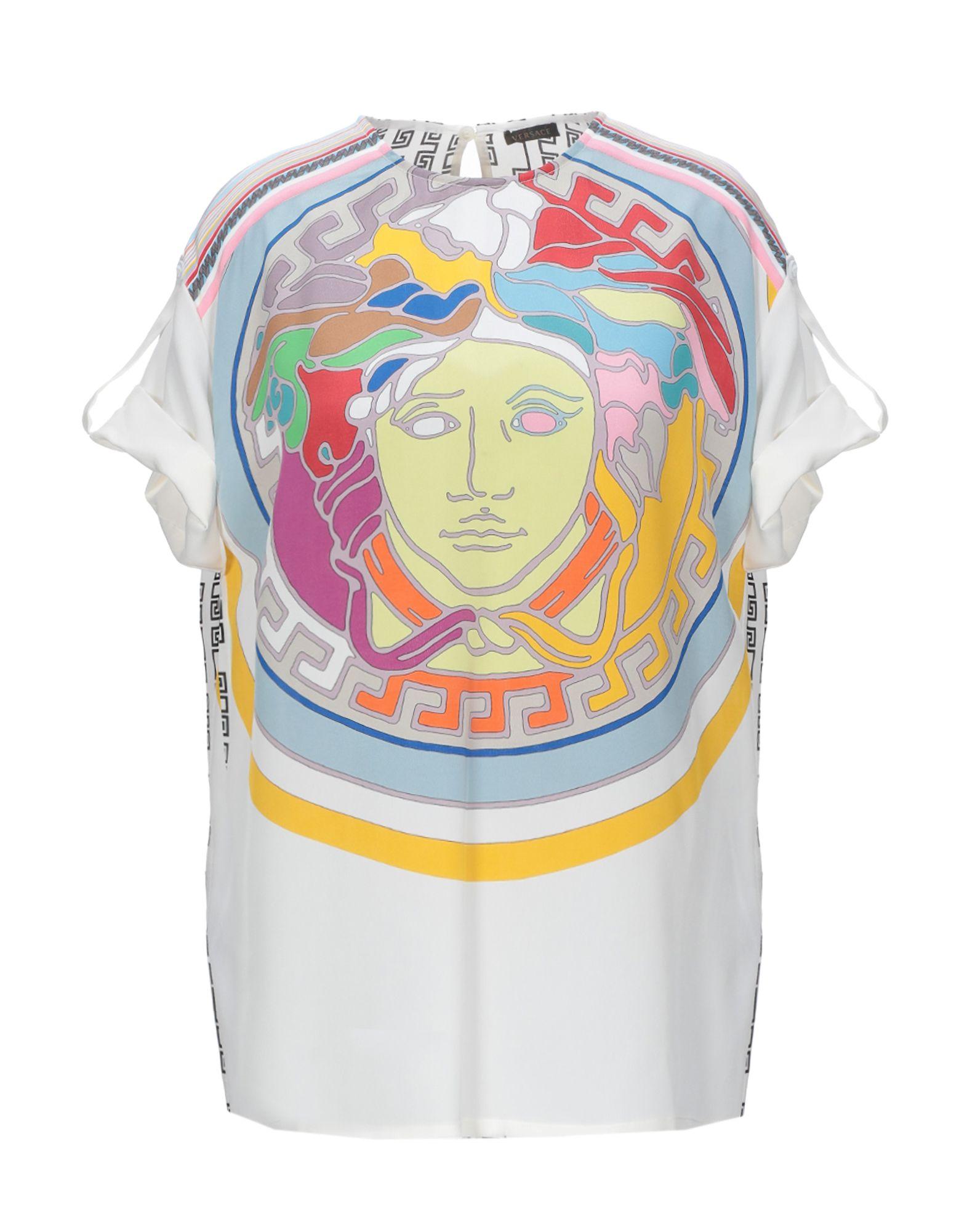 Versace Blouse in White Lyst