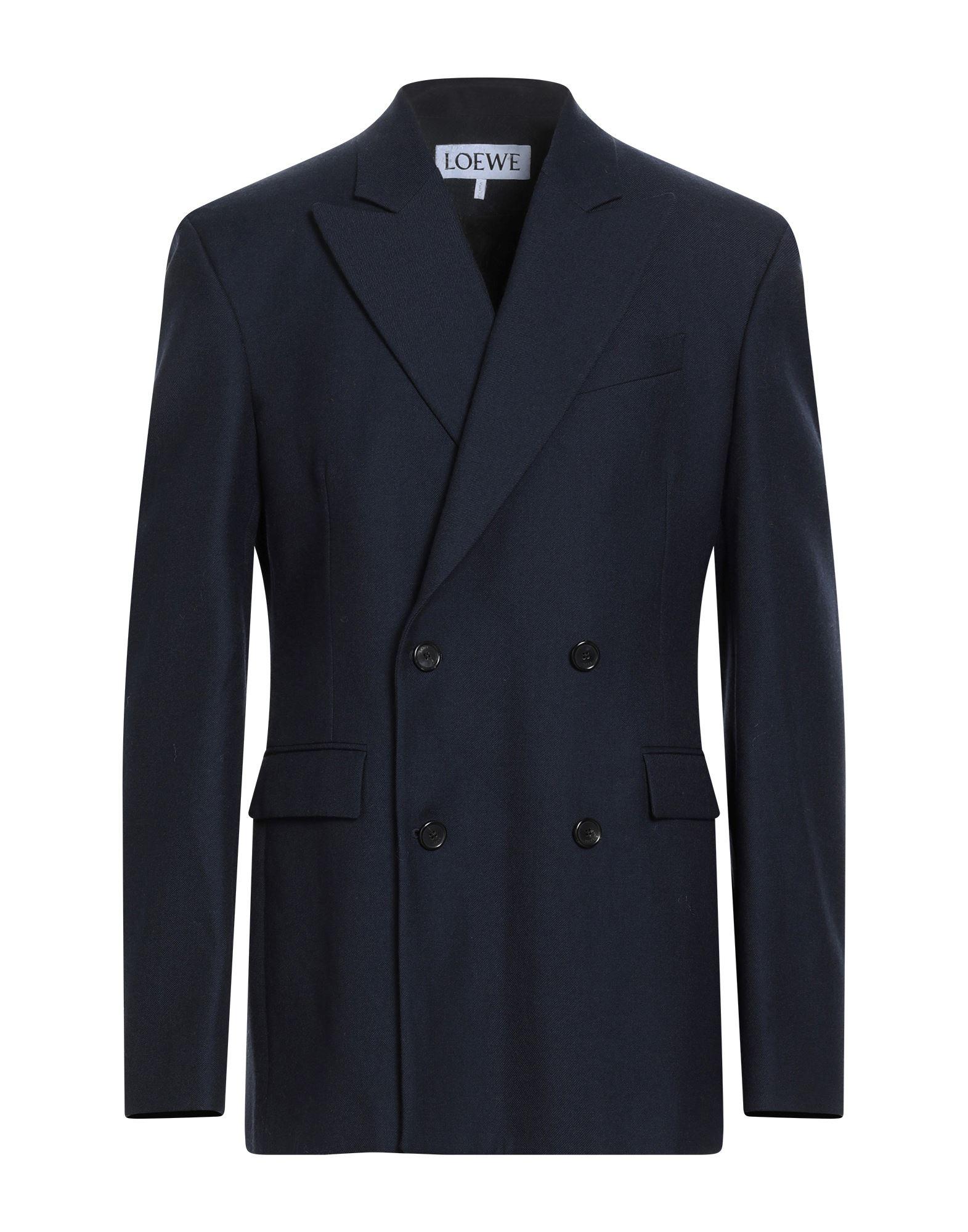 【関税&送料込】Loewe Midnight Blue Wool Blazer Loewe Midnight Blue Wool Blazer | italist