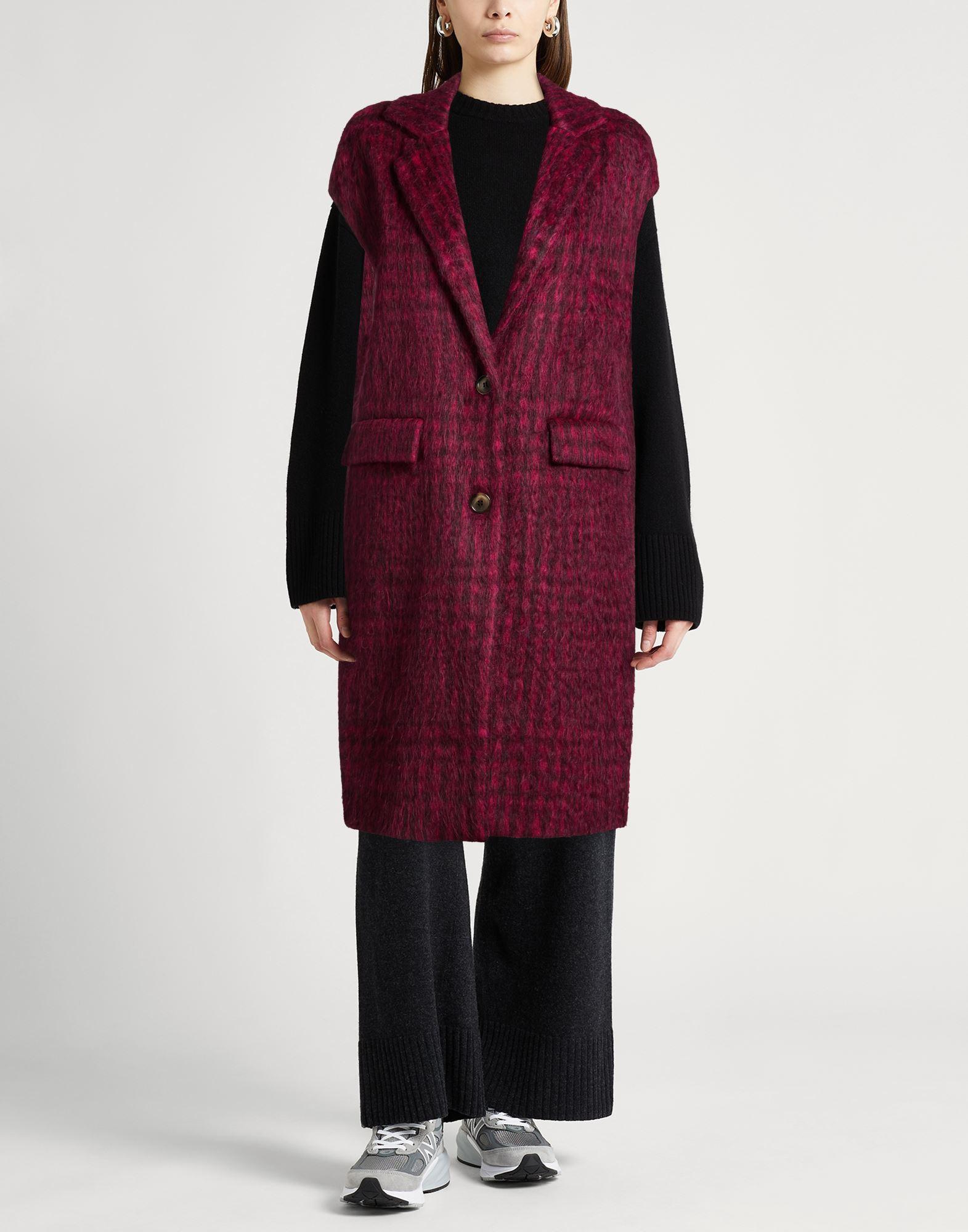 Manteau Oversize Hiver Violet - Poils Longs, Style Diva - Taille 2XL - Neuf Sans étiquettes