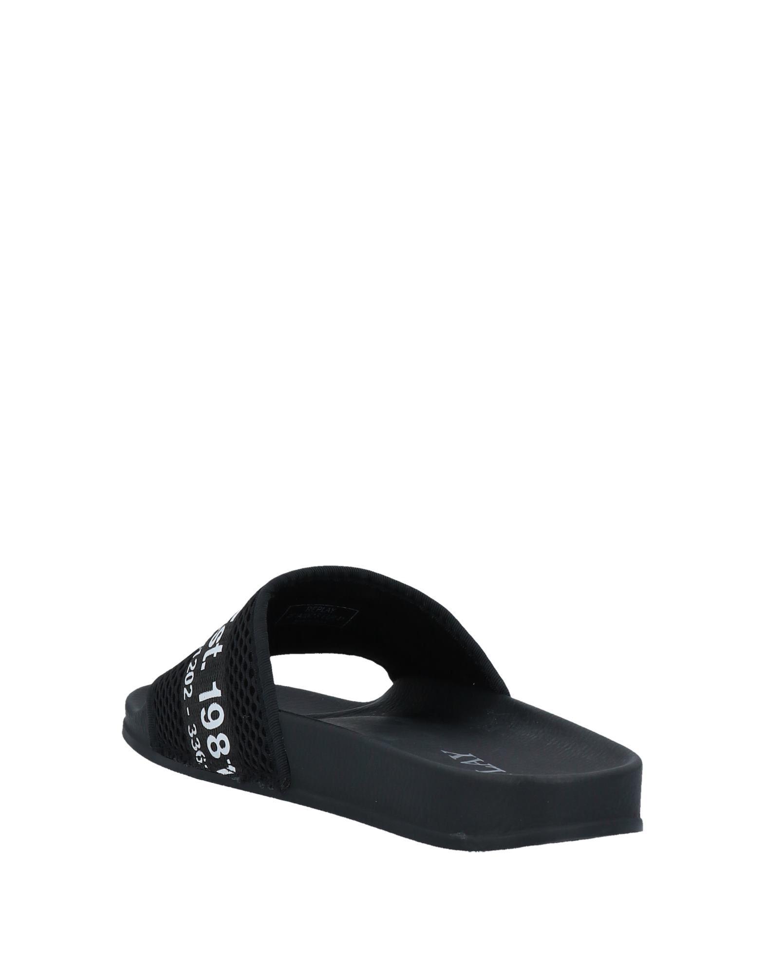 Replay Neoprene Sandals in Black for Men - Lyst