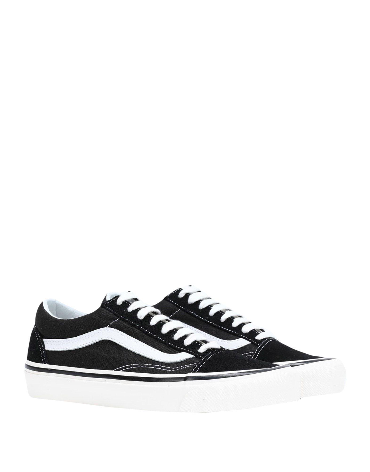 vans black low tops