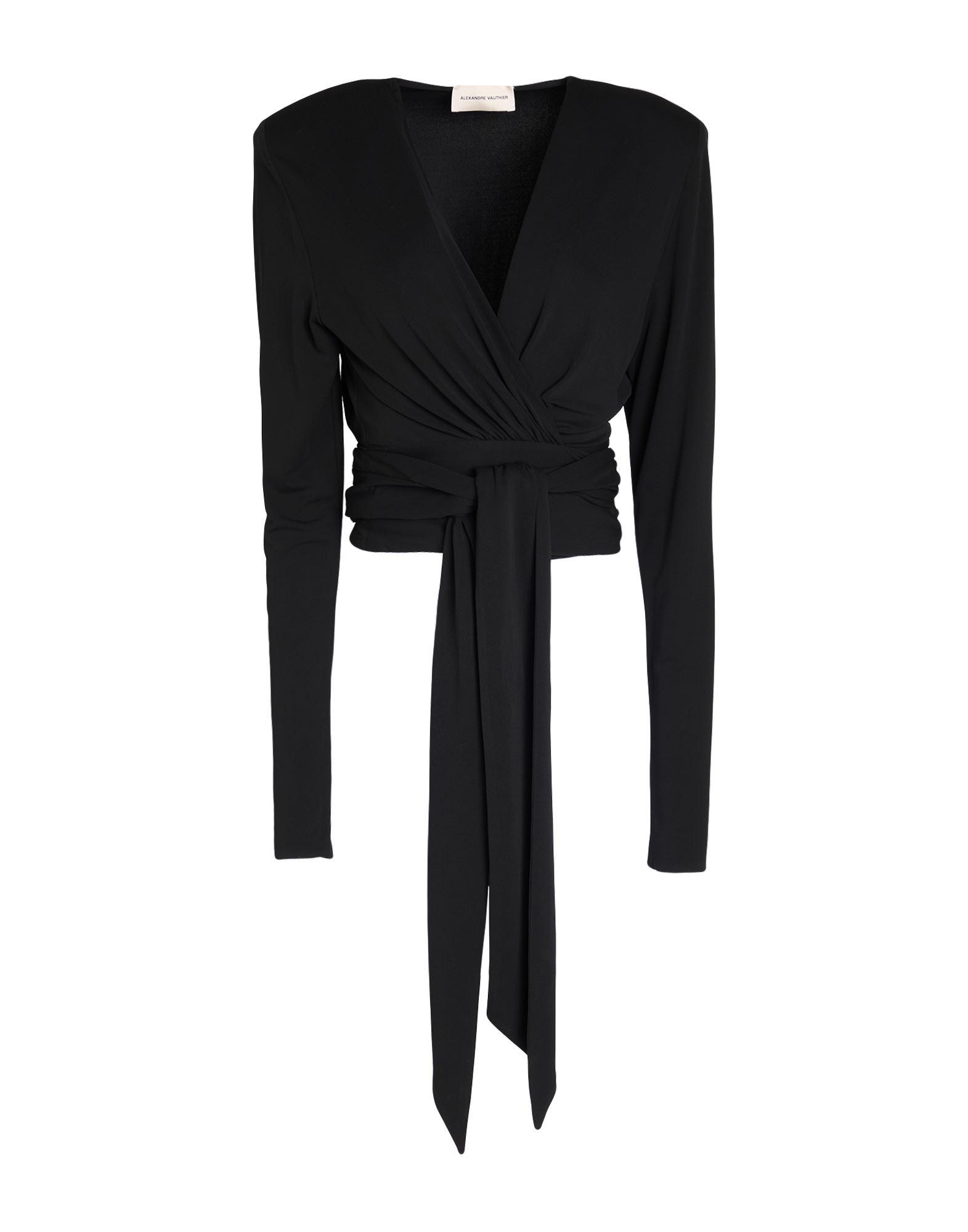 ALEXANDRE VAUTHIER 売れ筋商品|||アレクサンドル・ボーティエ Tシャツ トップス レディース Tops Black アレクサンドル・ボーティエ(ALEXANDRE VAUTHIER)レディース通販
