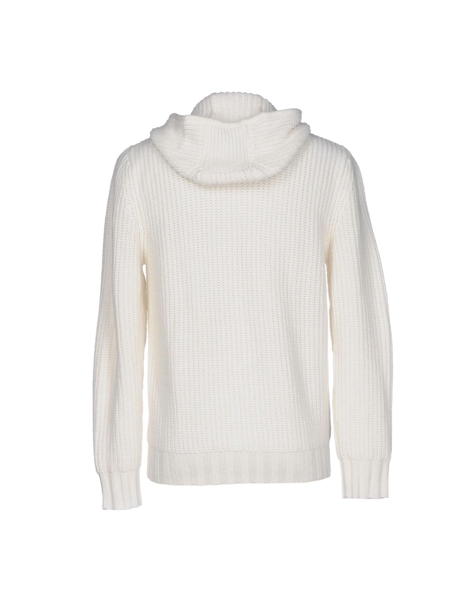 Lyst - Eleventy Cardigan in White for Men