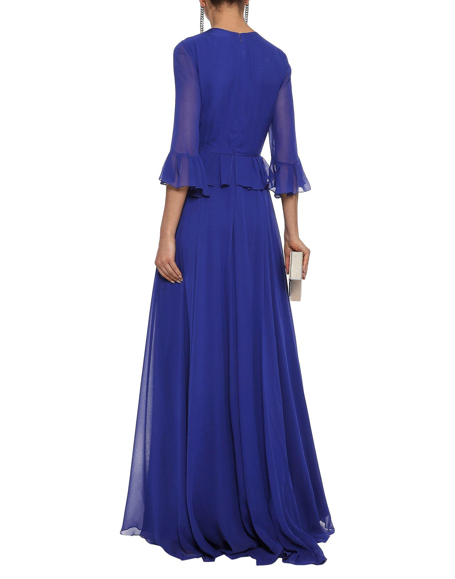 Ventilar de múltiples fines Por separado Vestido largo Carolina Herrera de color Azul | Lyst