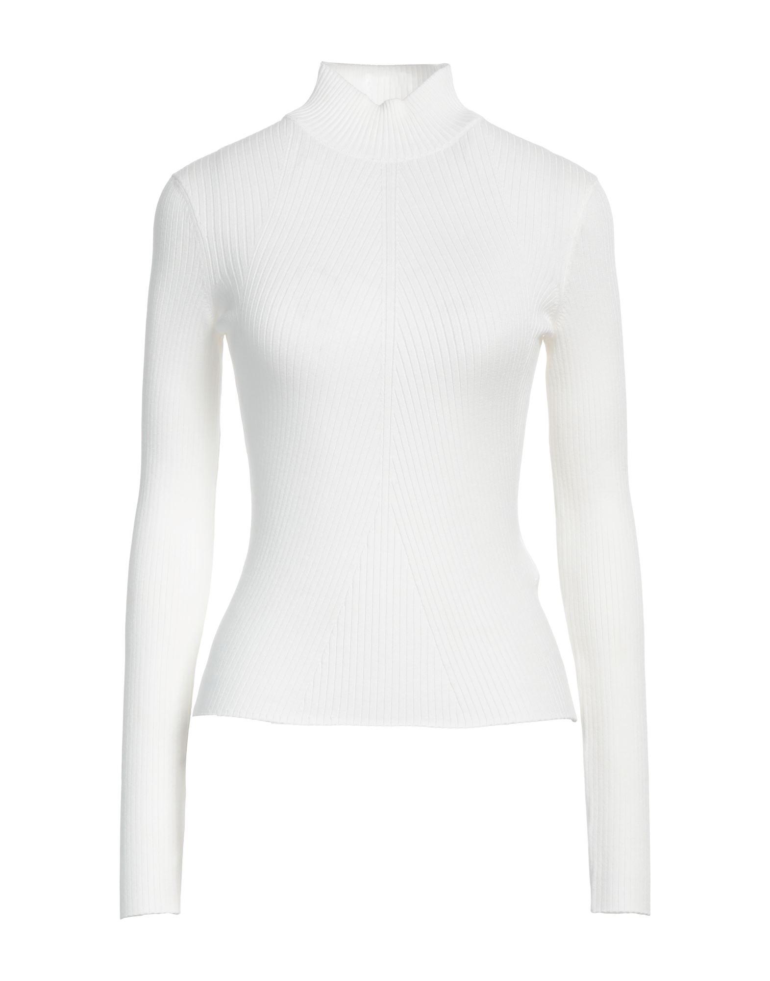 Maje Turtleneck Viscose Polyester in White Lyst UK