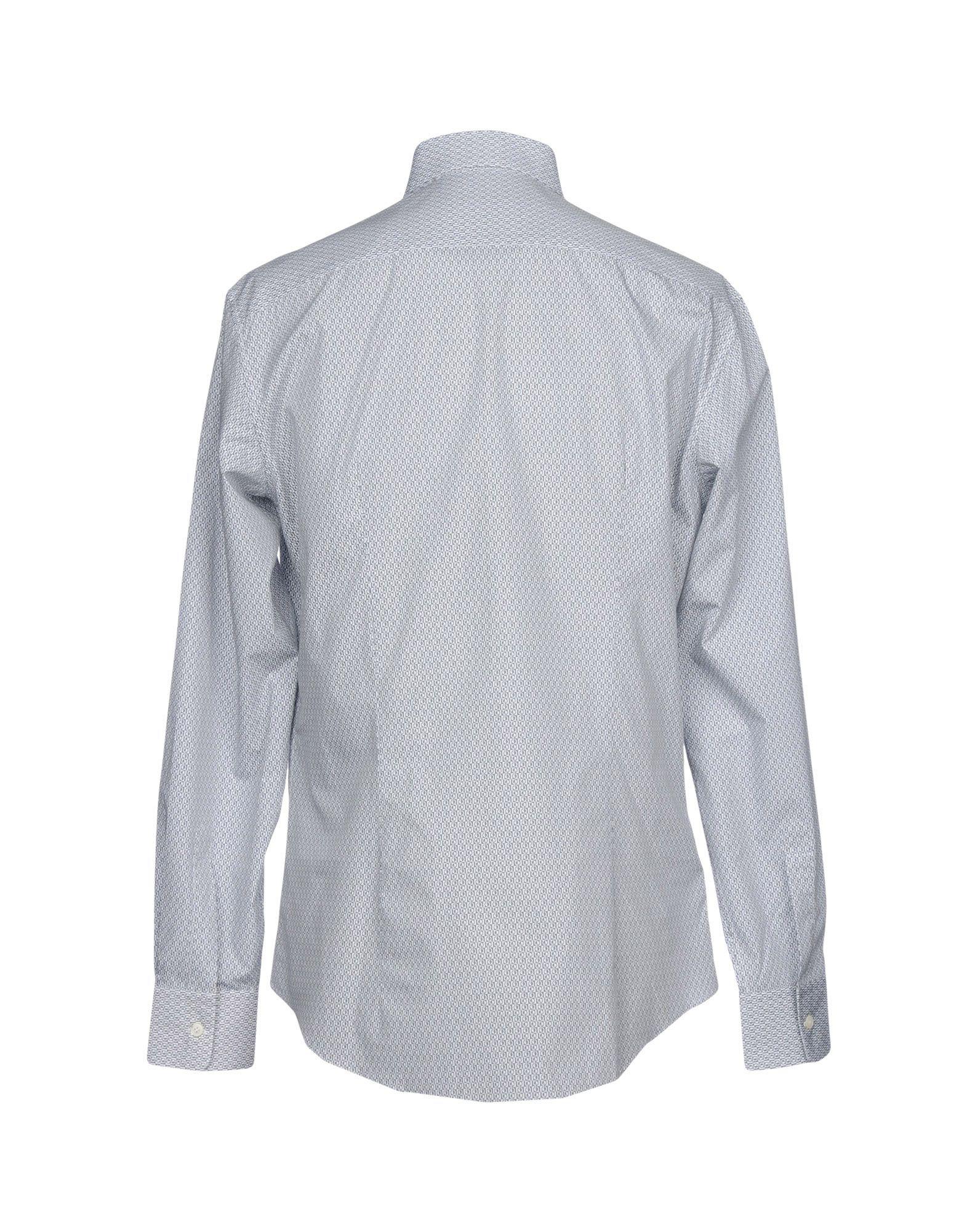 Ferragamo Cotton Shirt in White for Men - Lyst