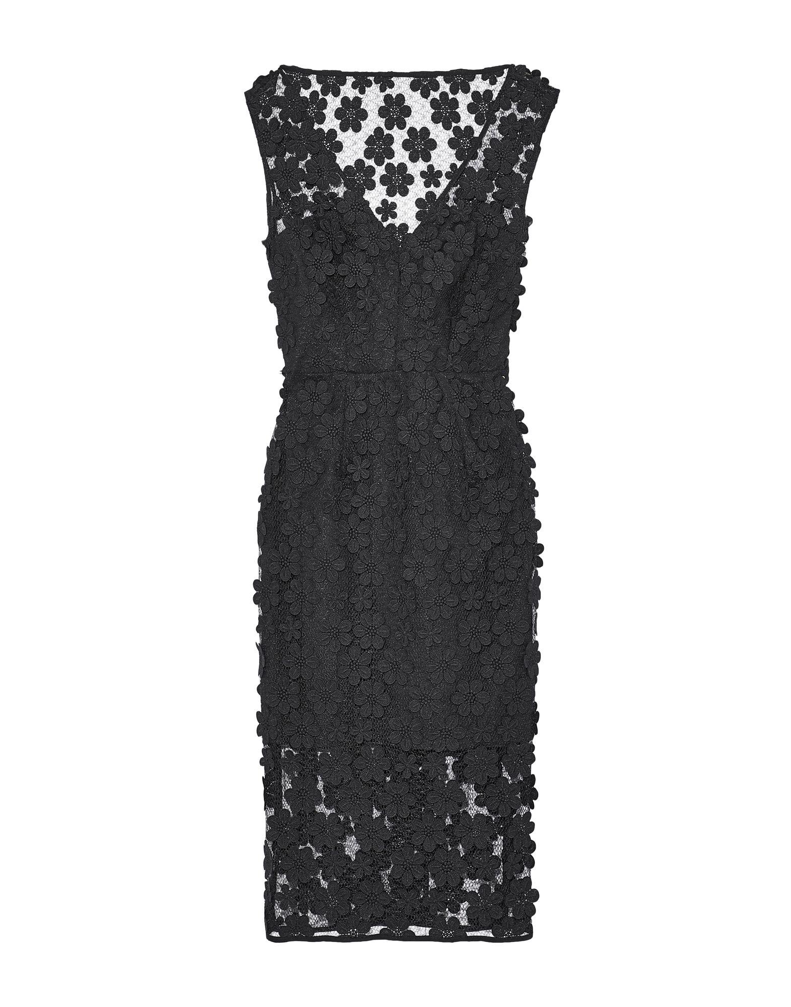MILLY Lace Kneelength Dress in Black Lyst