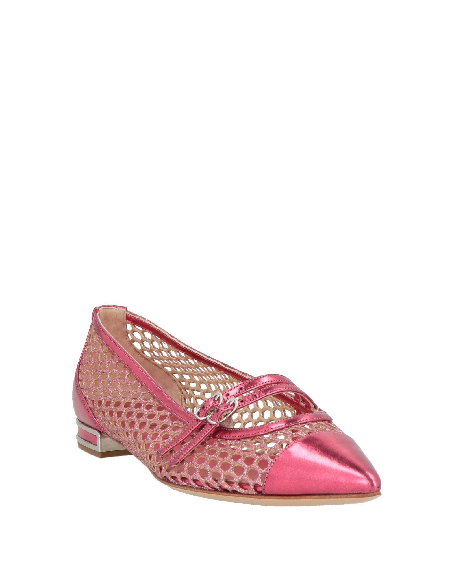 【CASADEI】Crystal Ballet Flats Crystal Ballet Flats in Black for Women | Casadei®