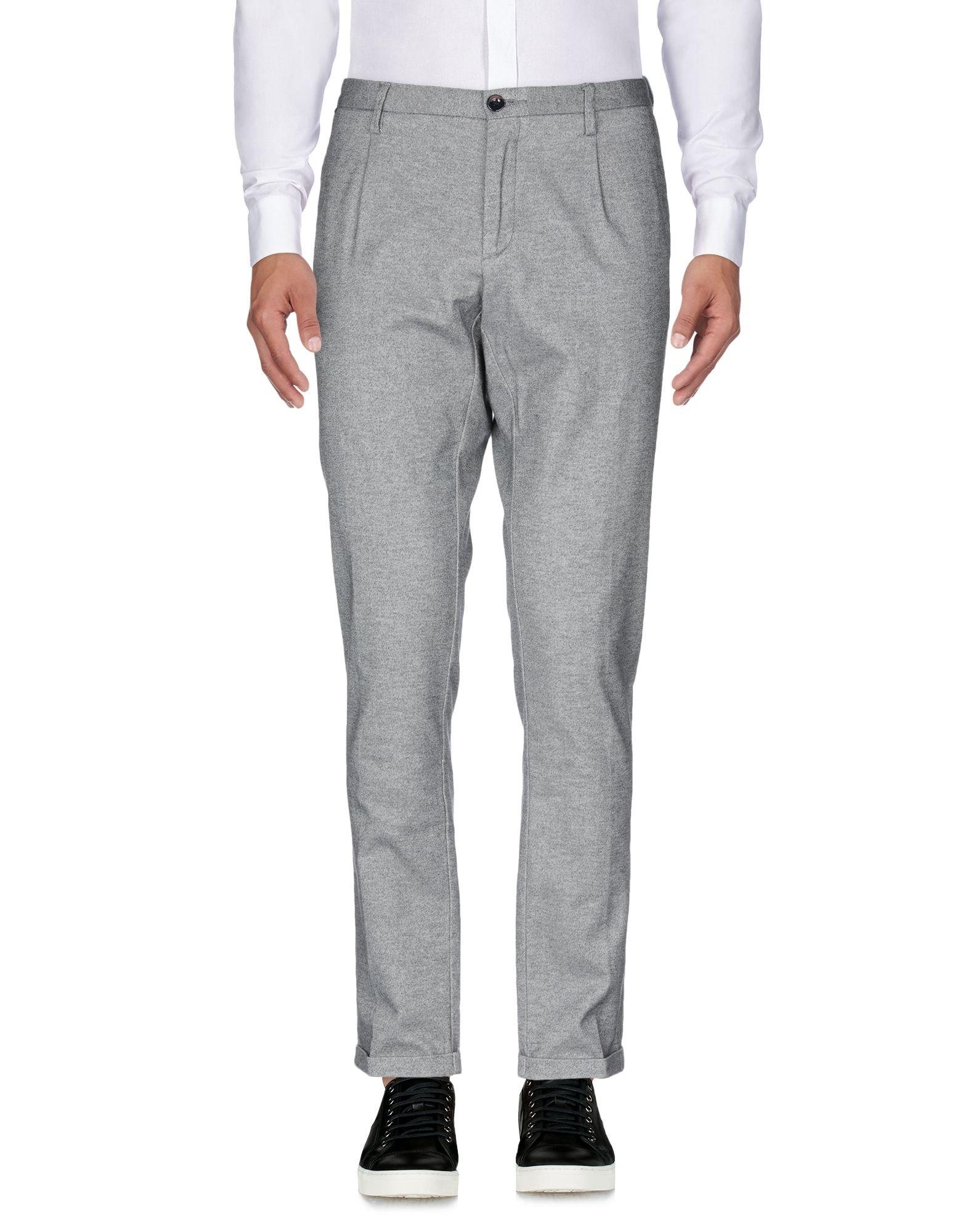 AT.P.CO Flannel Casual Pants in Light Grey (Gray) for Men - Lyst