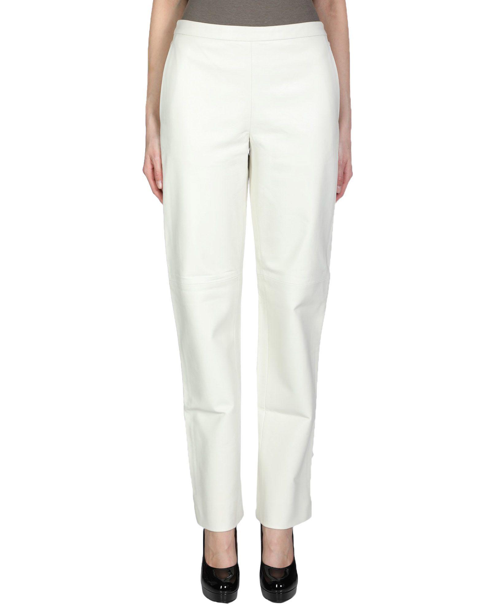Maison Margiela Wool Casual Pants in Ivory (White) - Lyst