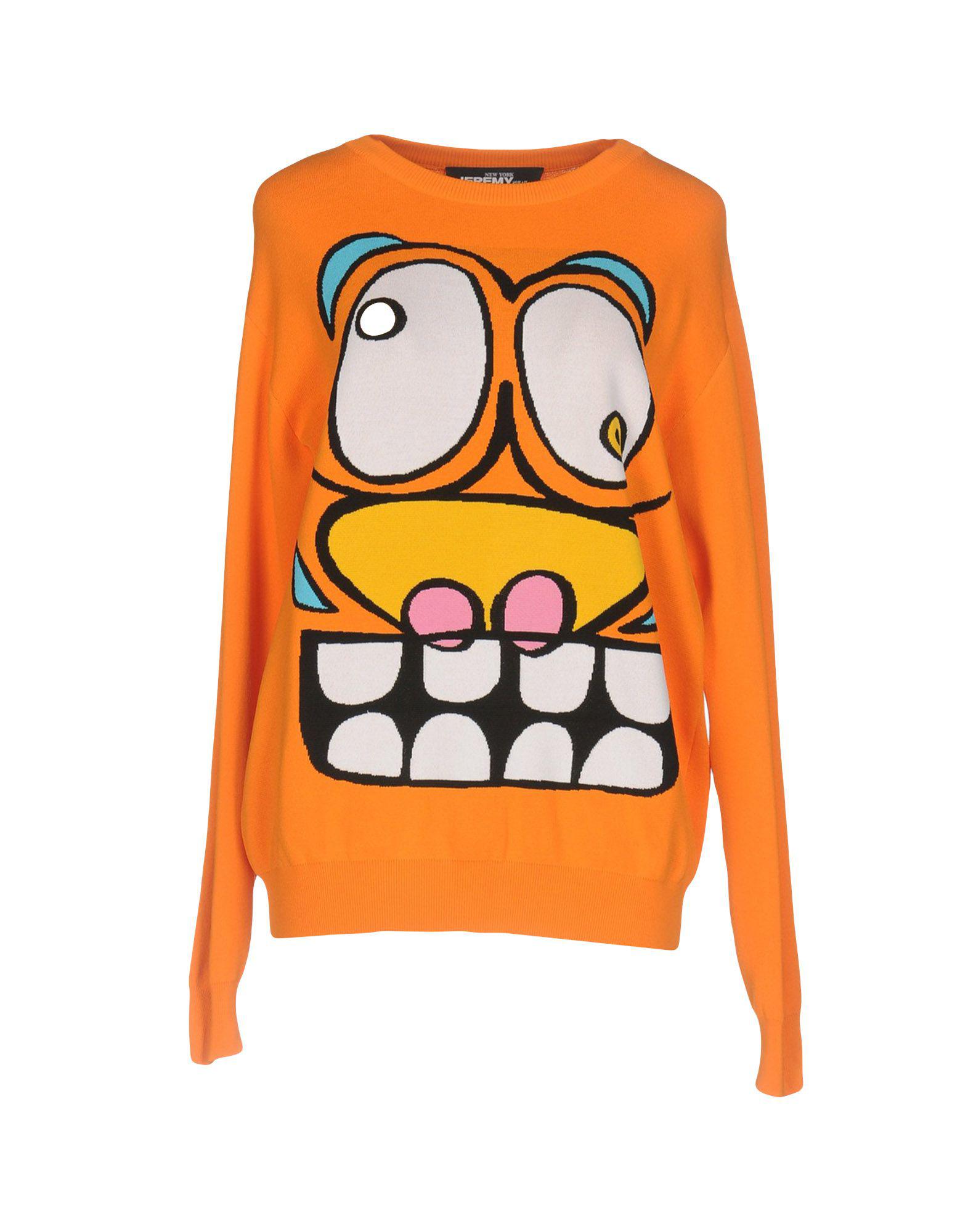Jeremy Scott Synthetic Sweater in Orange - Save 37% - Lyst