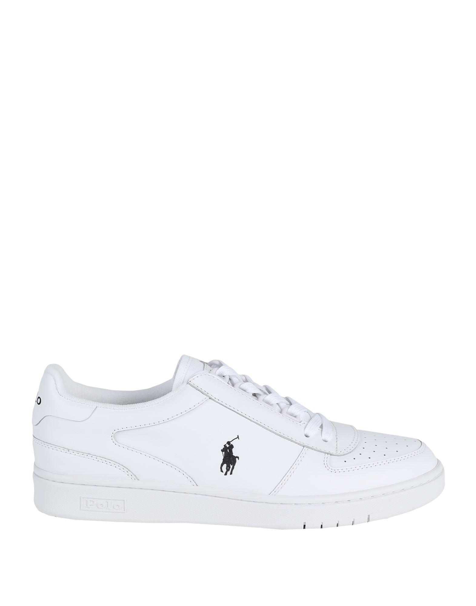 ralph lauren white sneakers womens