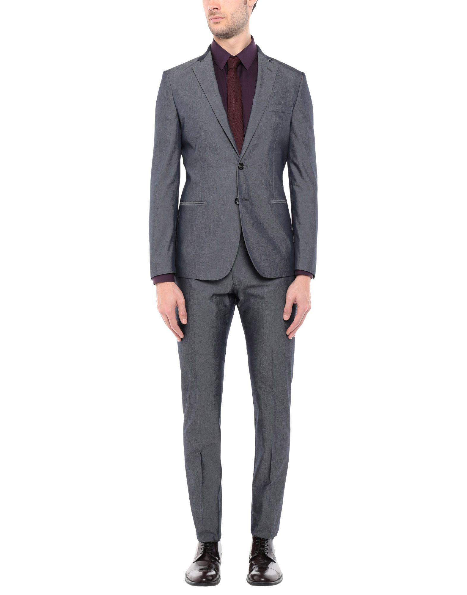Tonello Cotton Suit in Lead (Gray) for Men - Lyst