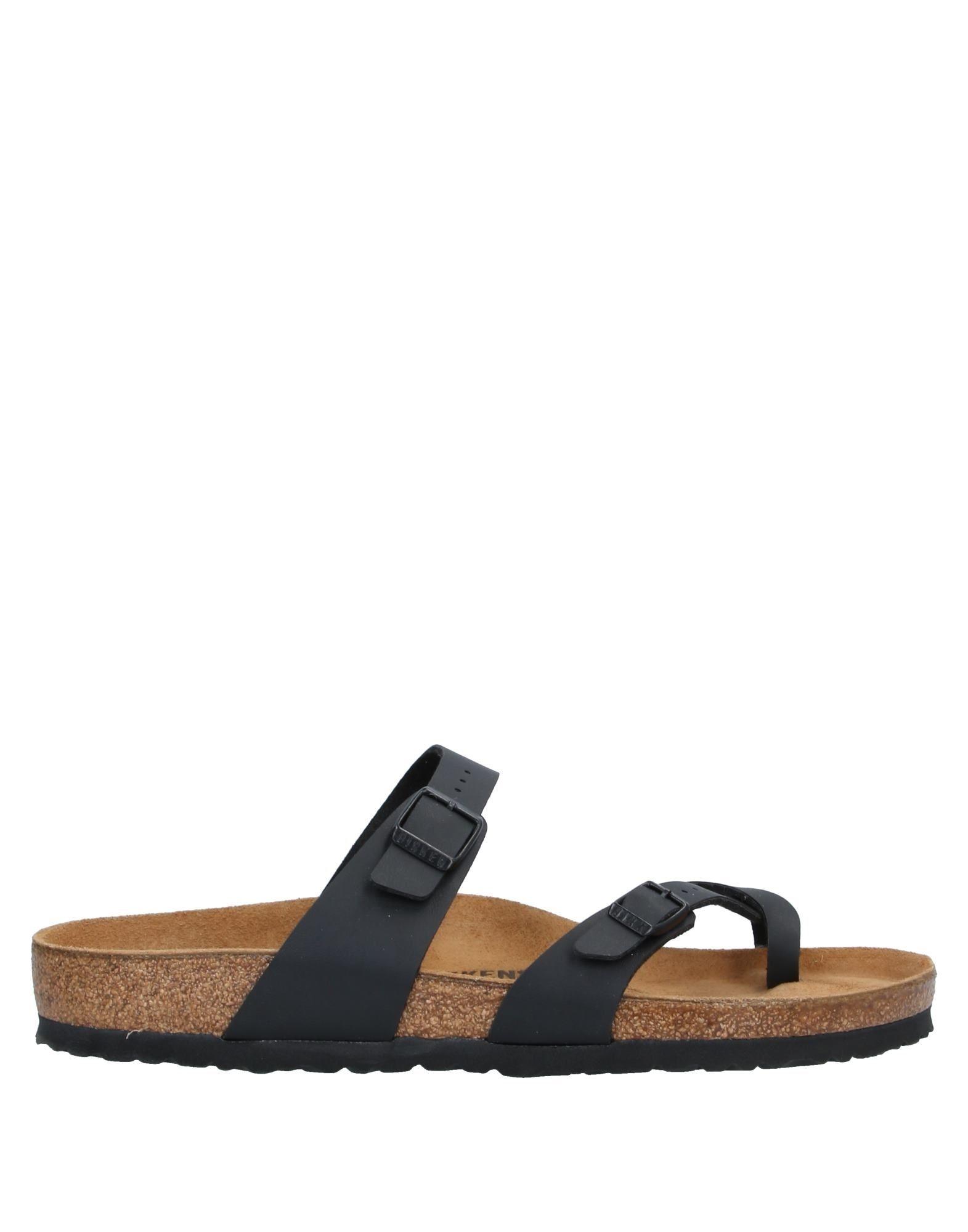 Birkenstock Toe Strap Sandal in Black for Men - Lyst
