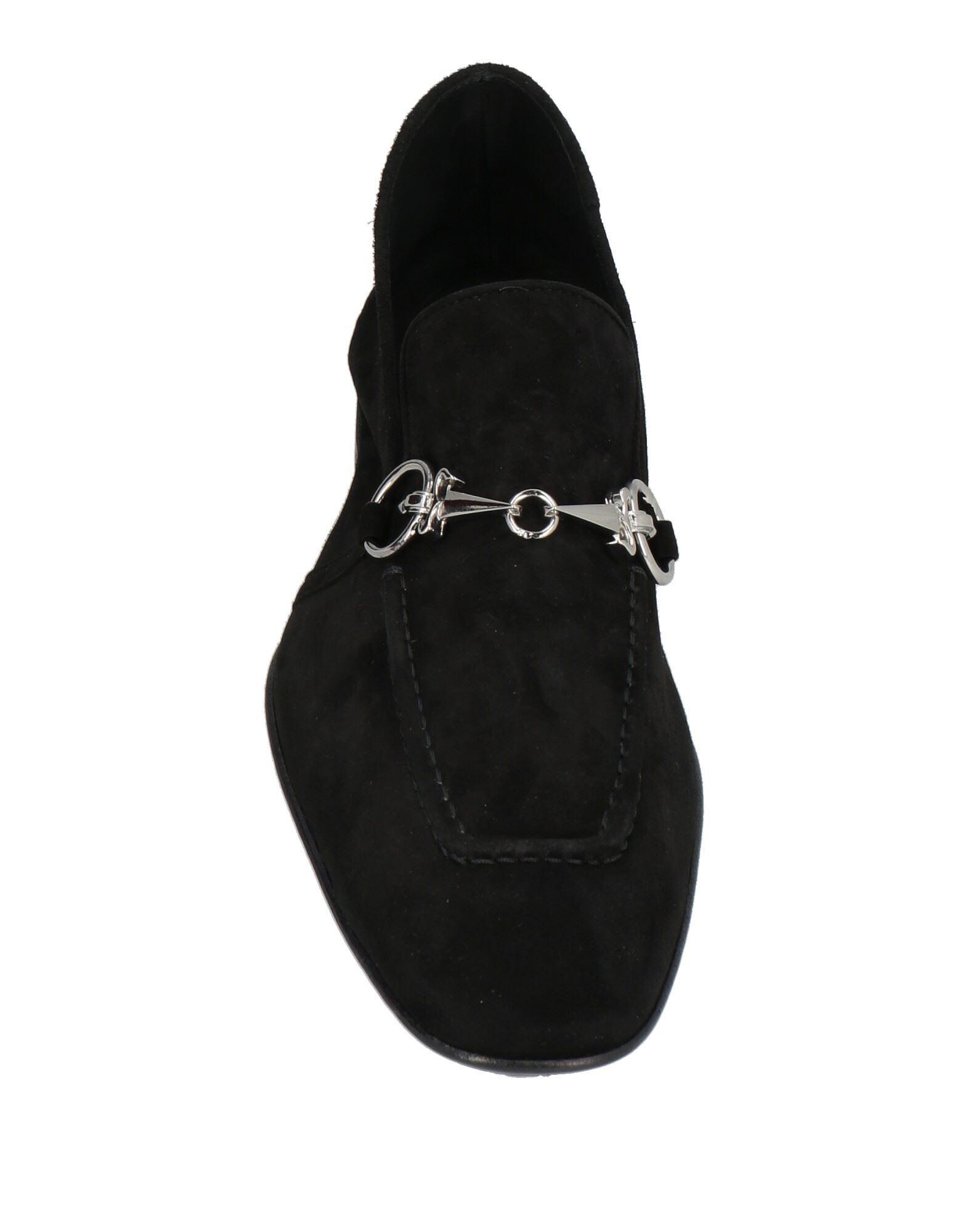 CESARE PACIOTTI Men\'s Black Suede Loafers Buckle‎ Designer Shoes UK 7/ US 8 Cesare Paciotti “Slim” Paciotti Logo Plaque in Black Leather  main image 4