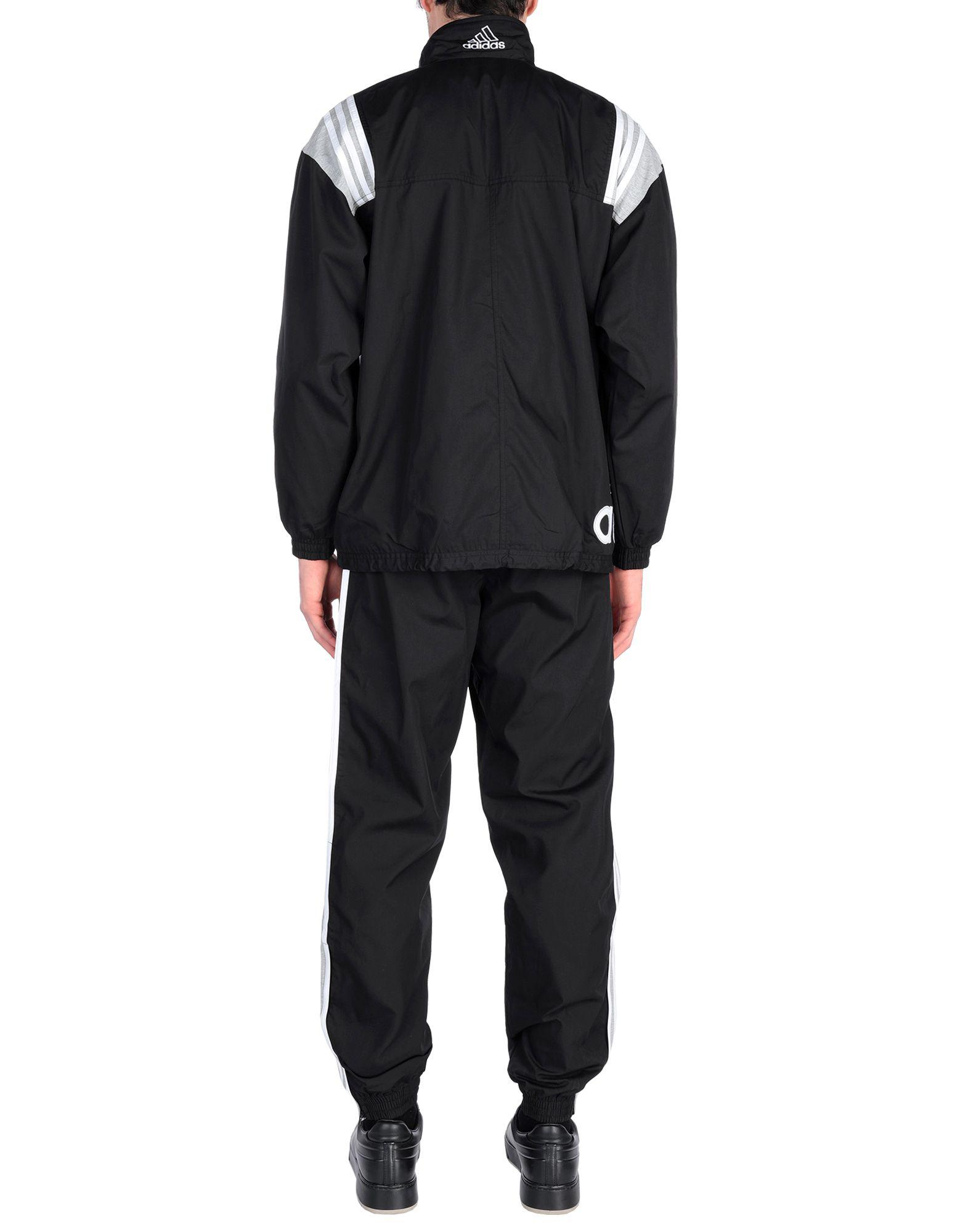 adidas black sweat suit