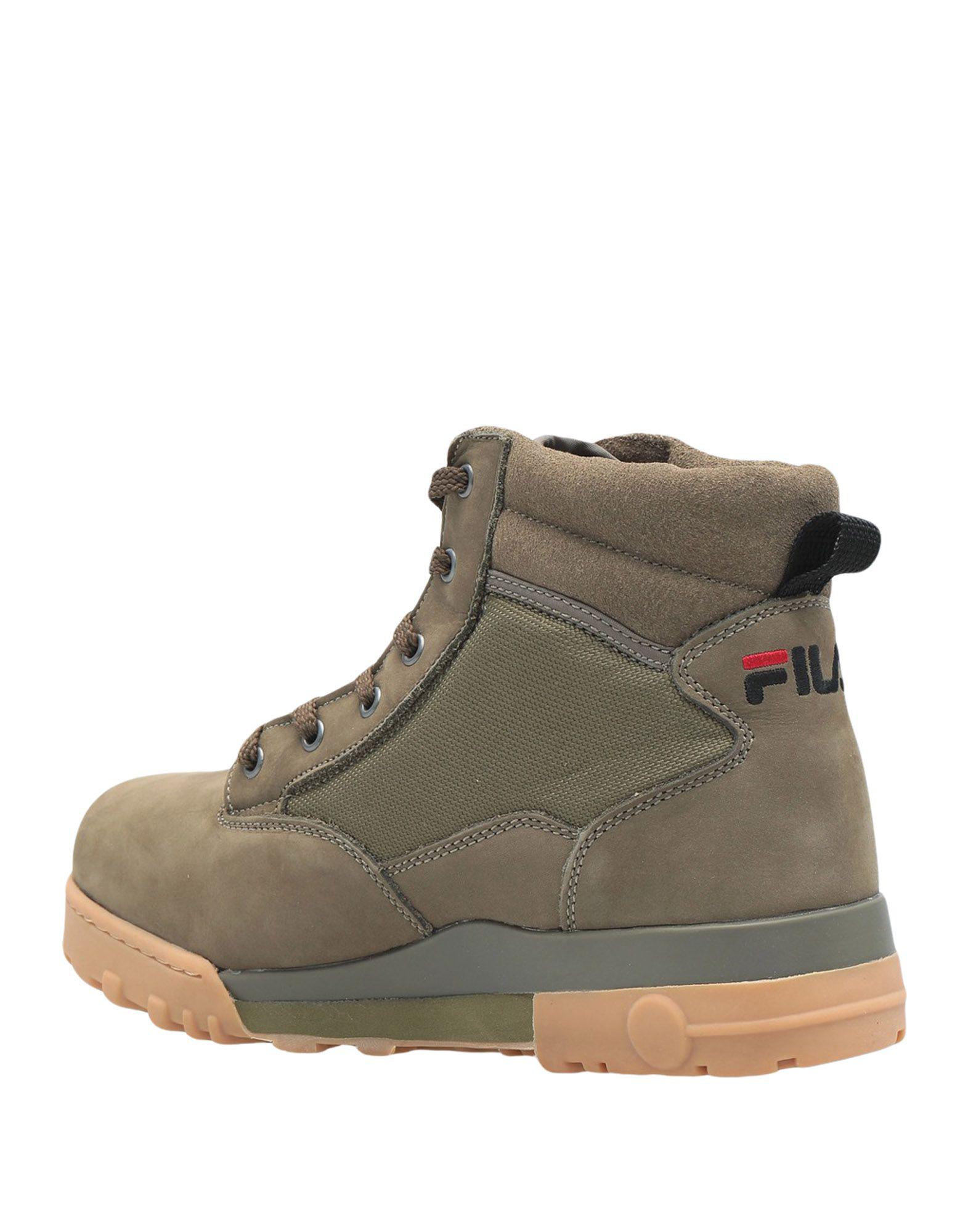 fila boots fur green