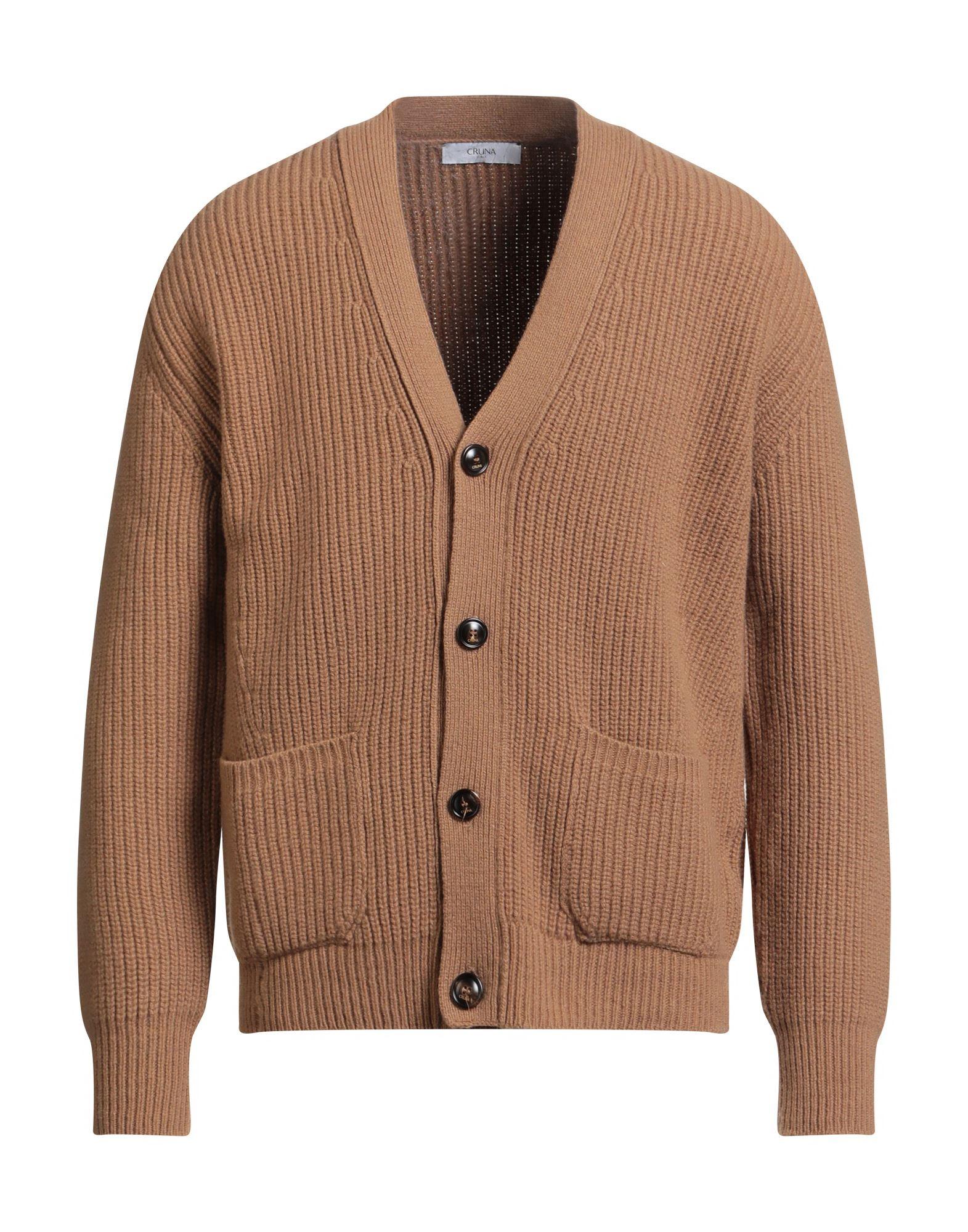 Cotone Francesco Pieri Maglieria Cardigan Marrone Da Uomo Lyst