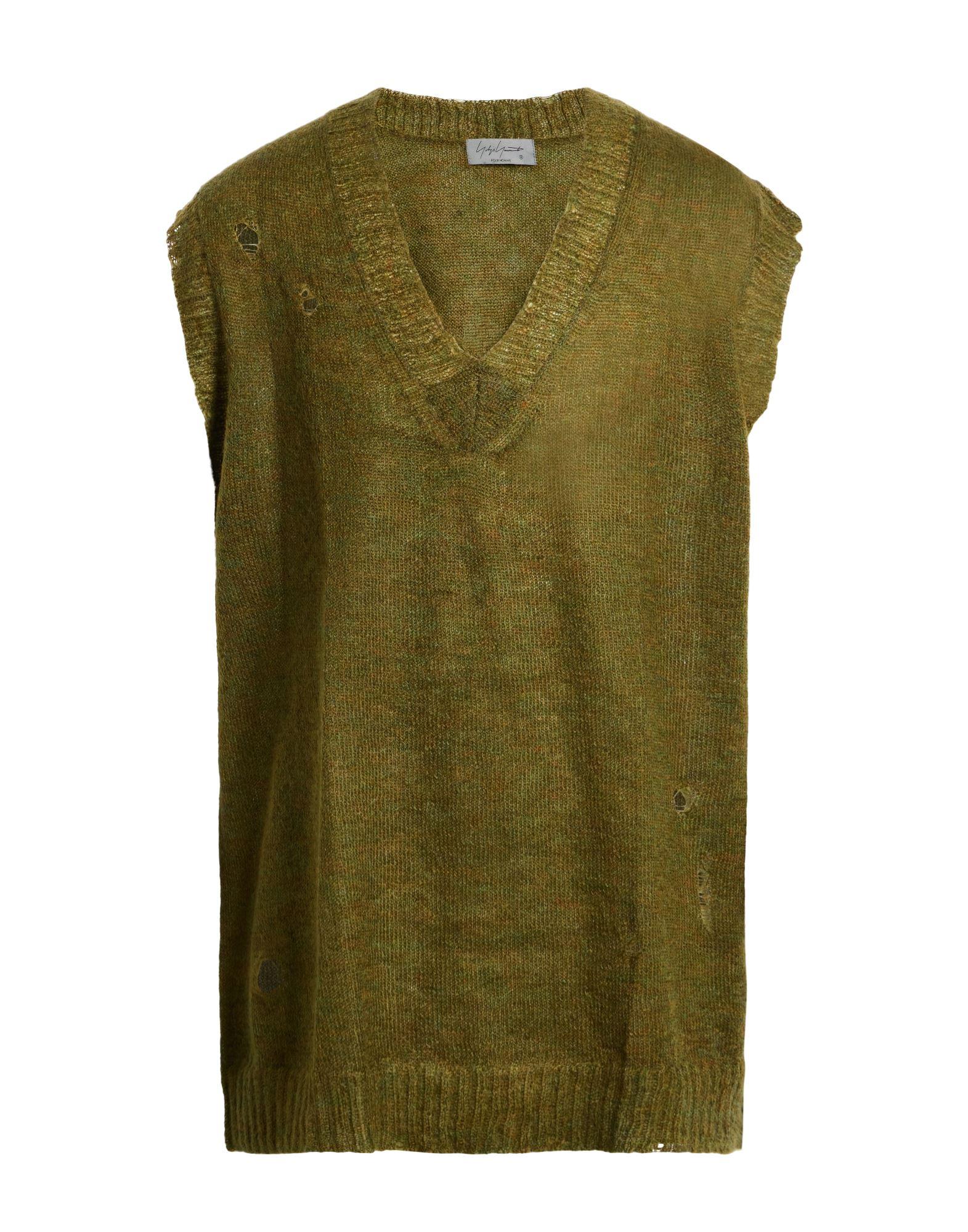 Yohji Yamamoto Military Sweater Mohair Wool, Nylon in Green