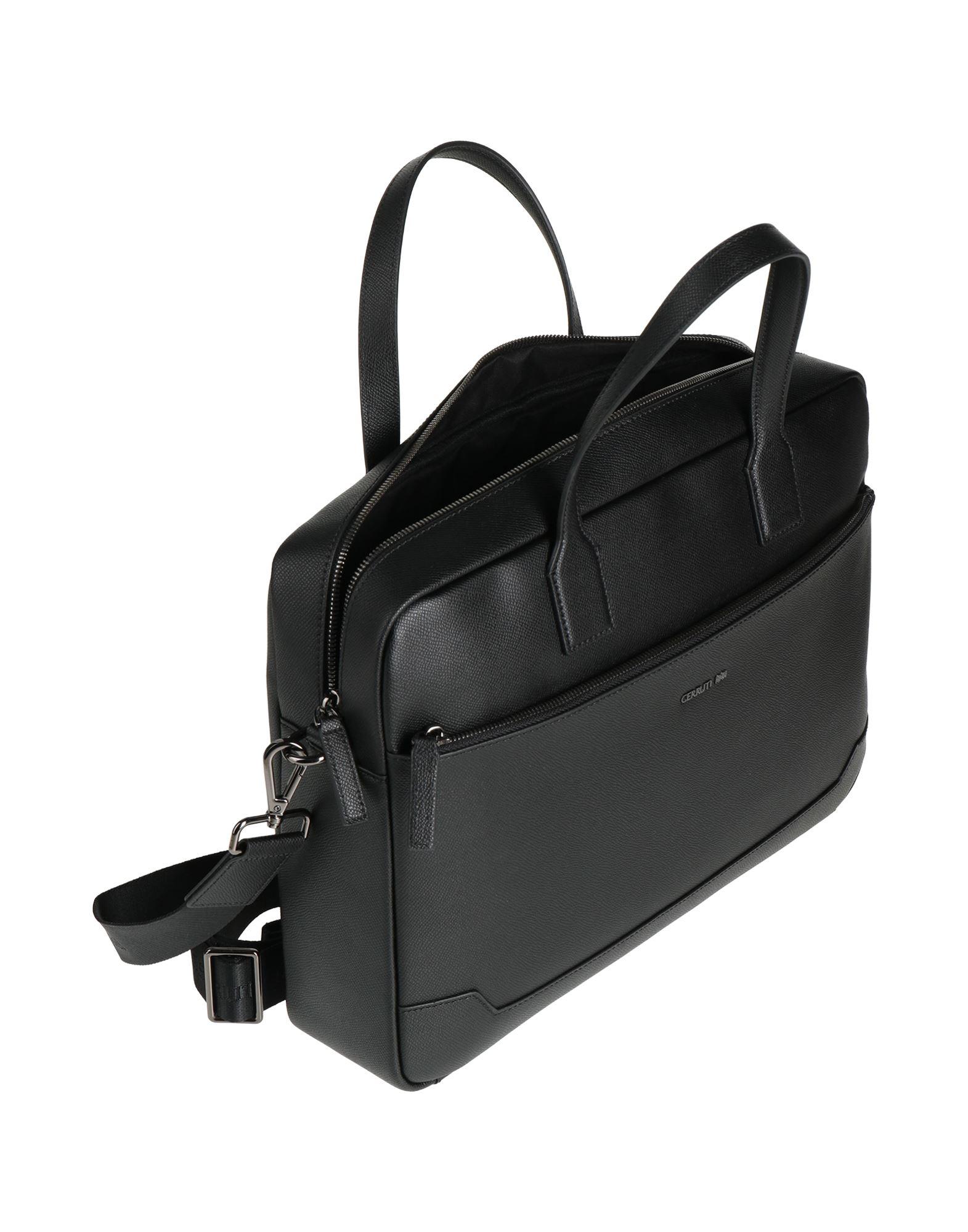 Grand Sac Bandoulière Cerruti Pour Homme - Noir - Occasion état Neuf