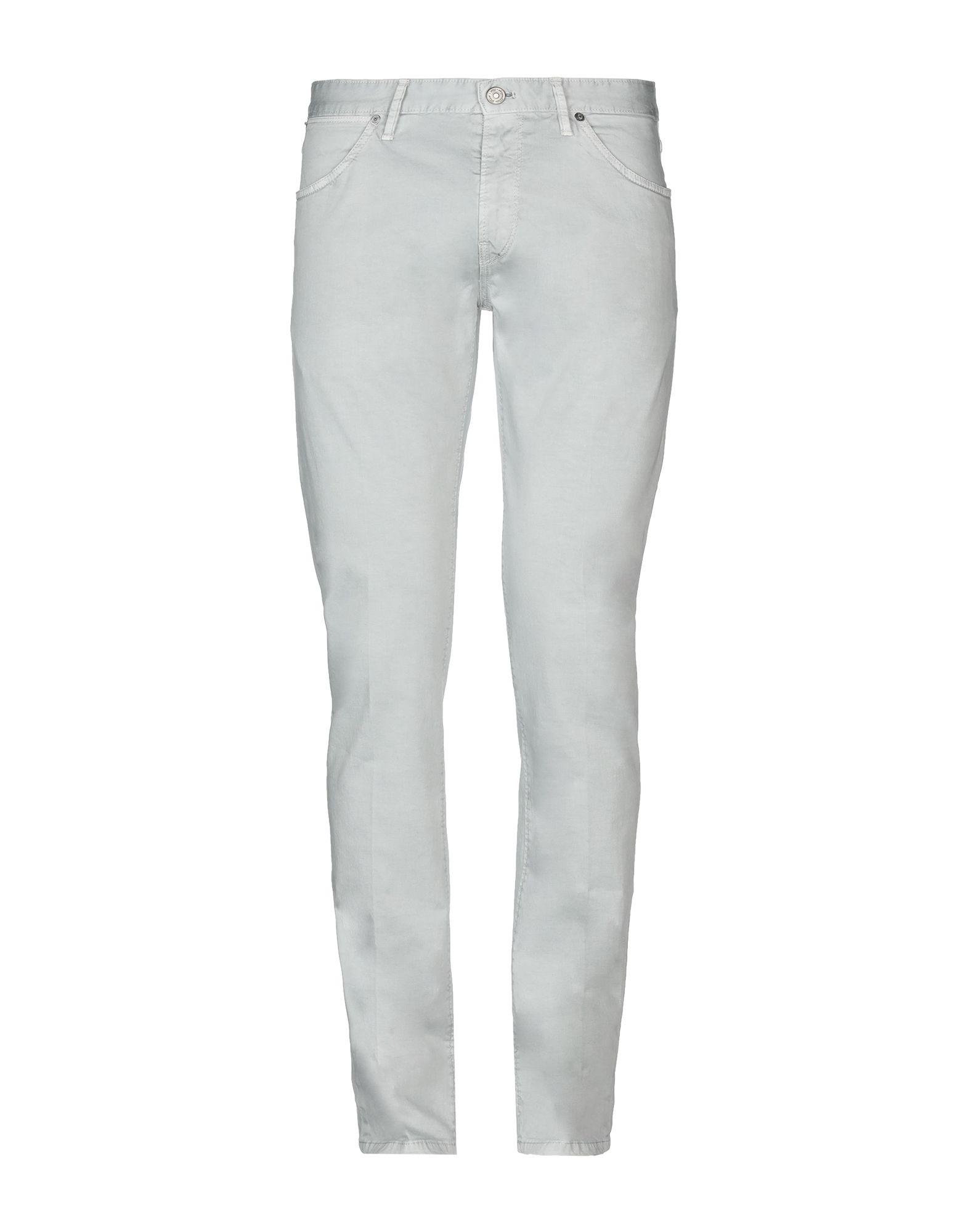 Pt05 Leather Casual Trouser in Light Grey (Gray) for Men - Lyst