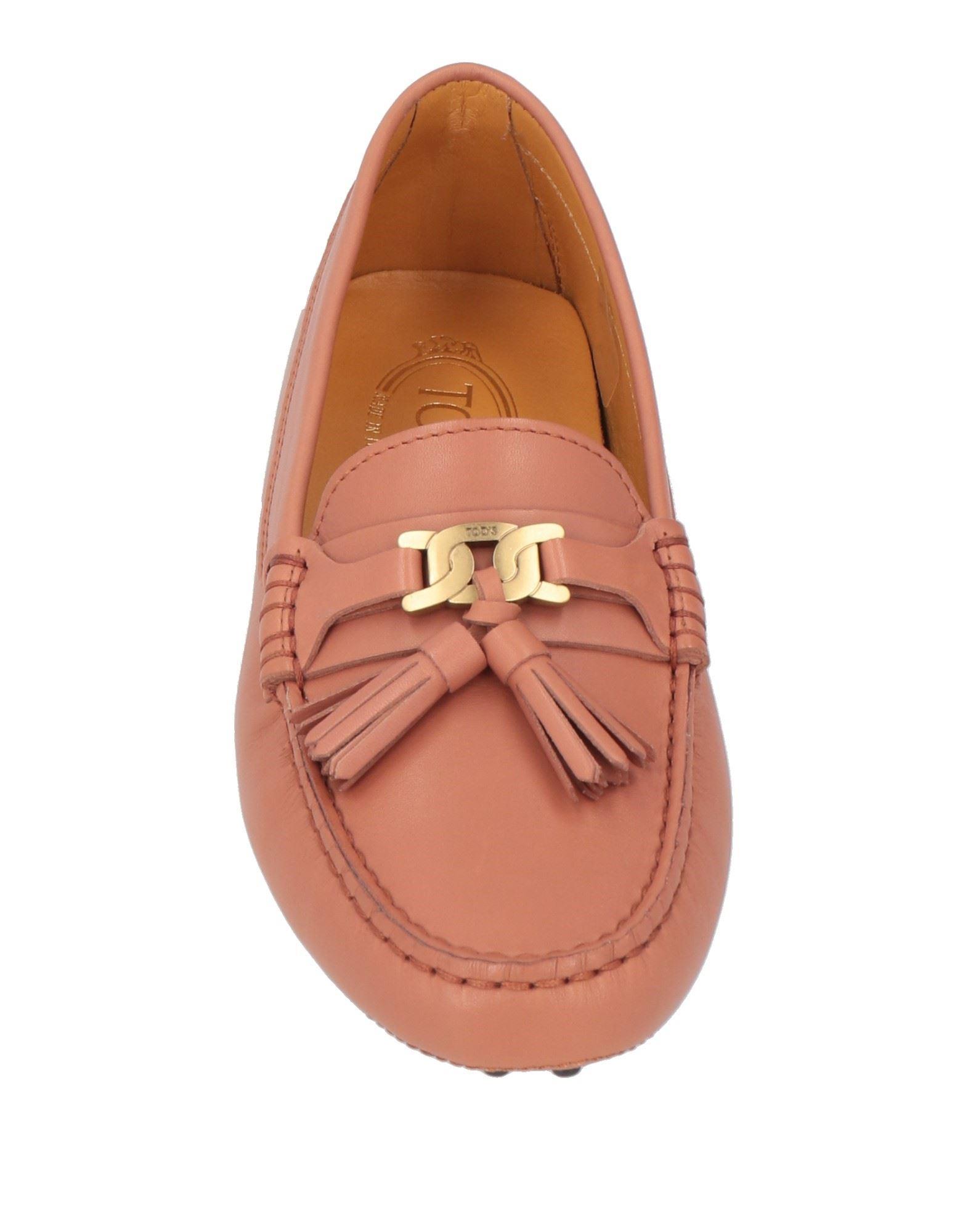tods-Pink-Antique-Rose-Loafers  display picture 1