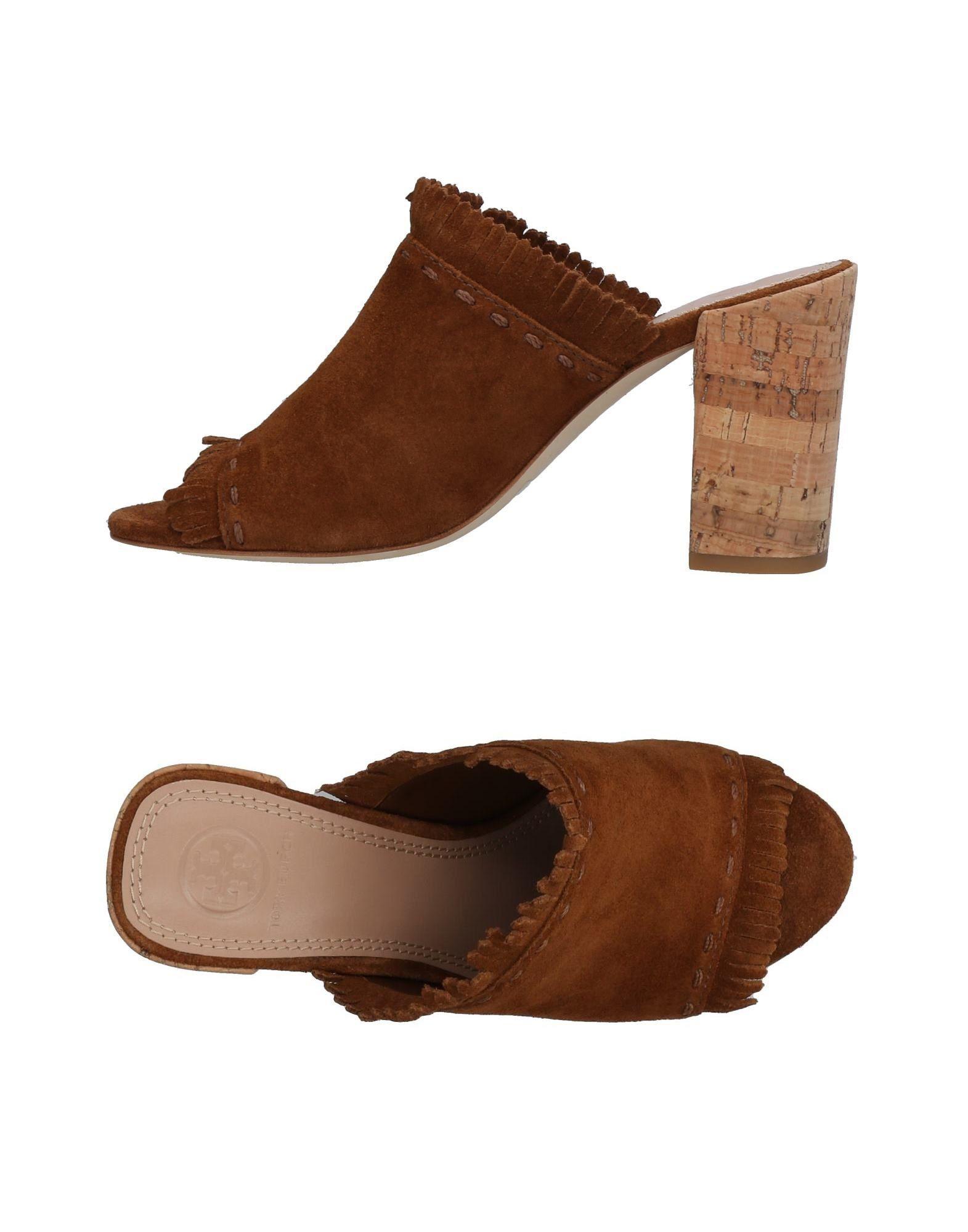 Tory Burch Suede Sandals in Brown - Save 39% - Lyst